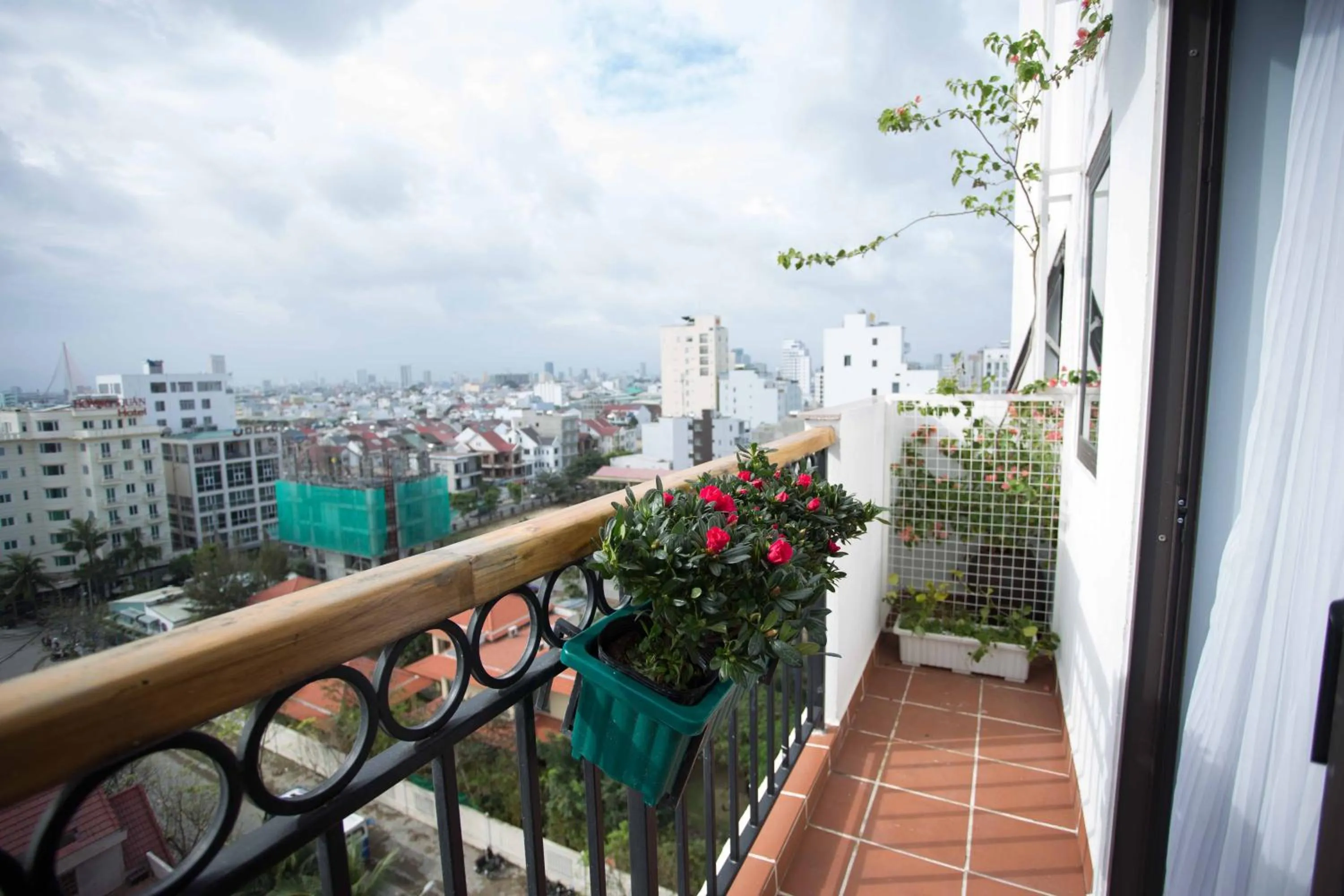 Balcony/Terrace in Eco Green Boutique Hotel Da Nang