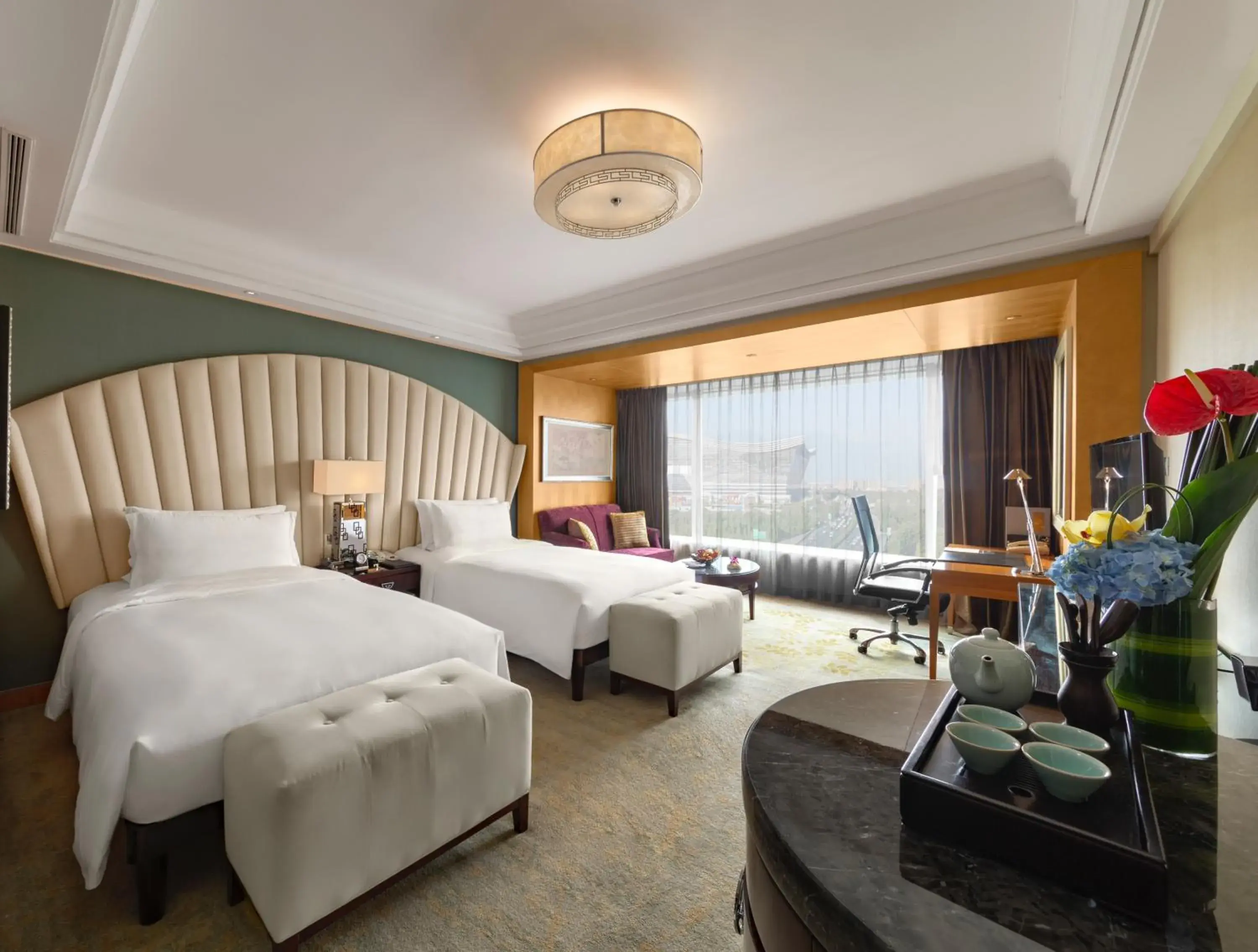 Premium Double Room with Two Double Beds and City View in InterContinental Century City Chengdu Premium Double Room with Two Double Beds and City View in InterContinental Century City Chengdu