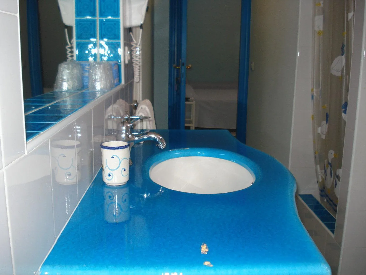 Bathroom in Hotel La Lampara