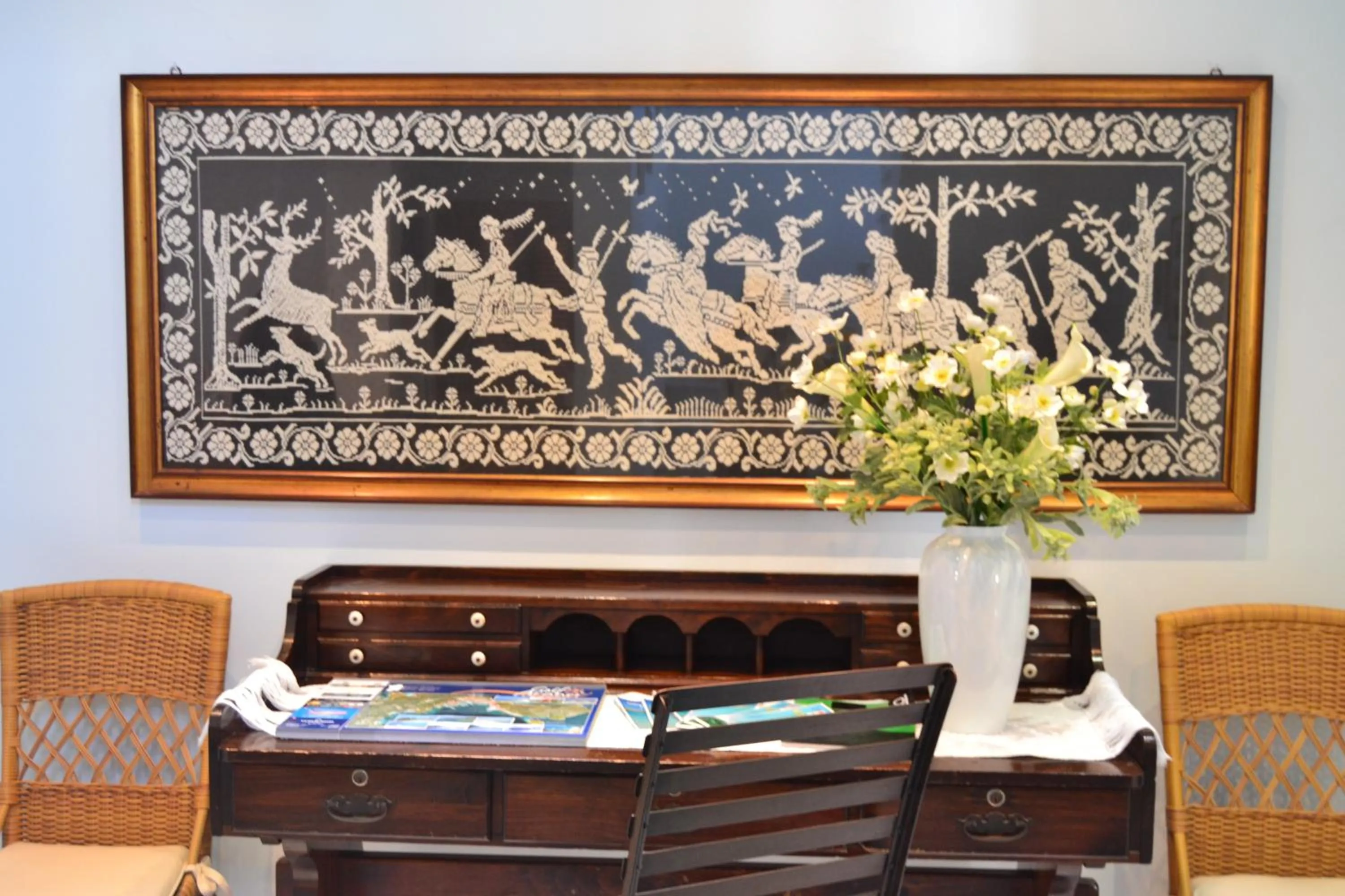 Decorative detail in Hotel La Lampara