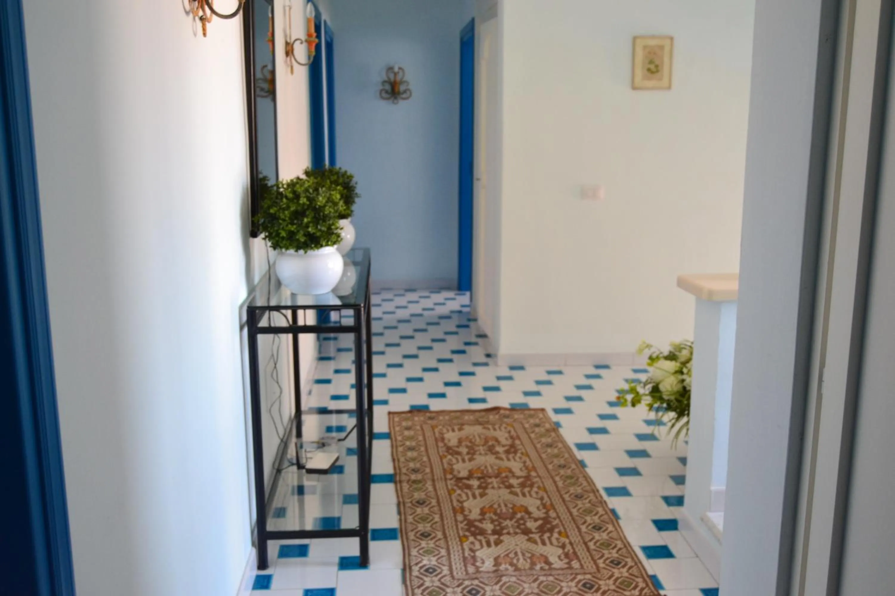 Decorative detail in Hotel La Lampara