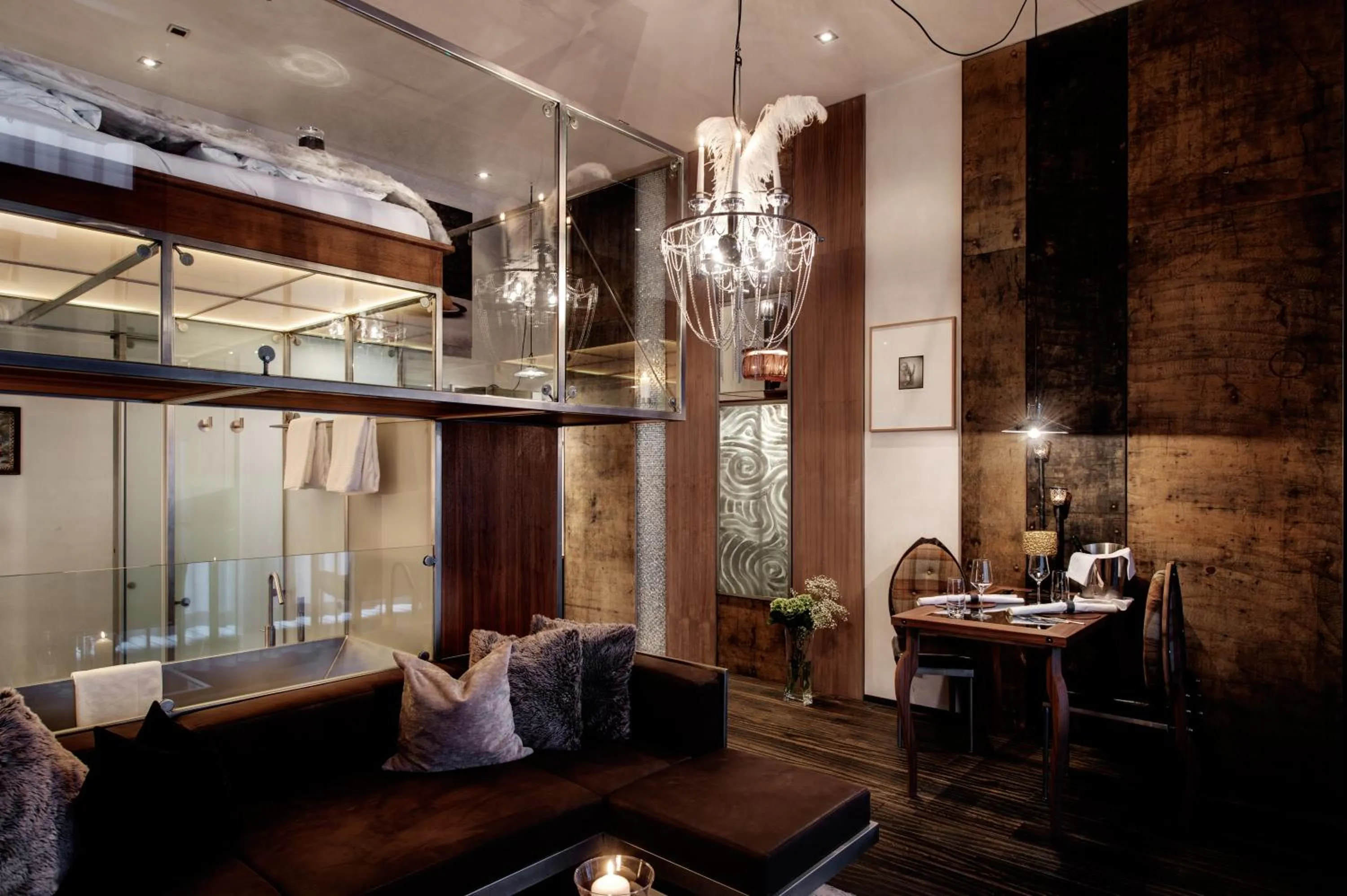 Bed in Backstage Boutique SPA Hotel