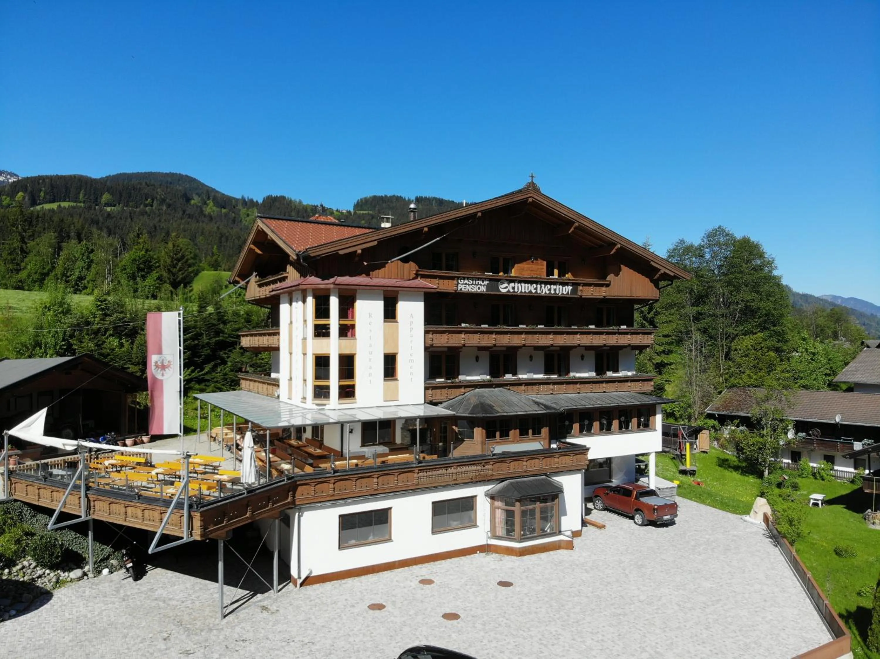 Property building in Hotel Schweizerhof