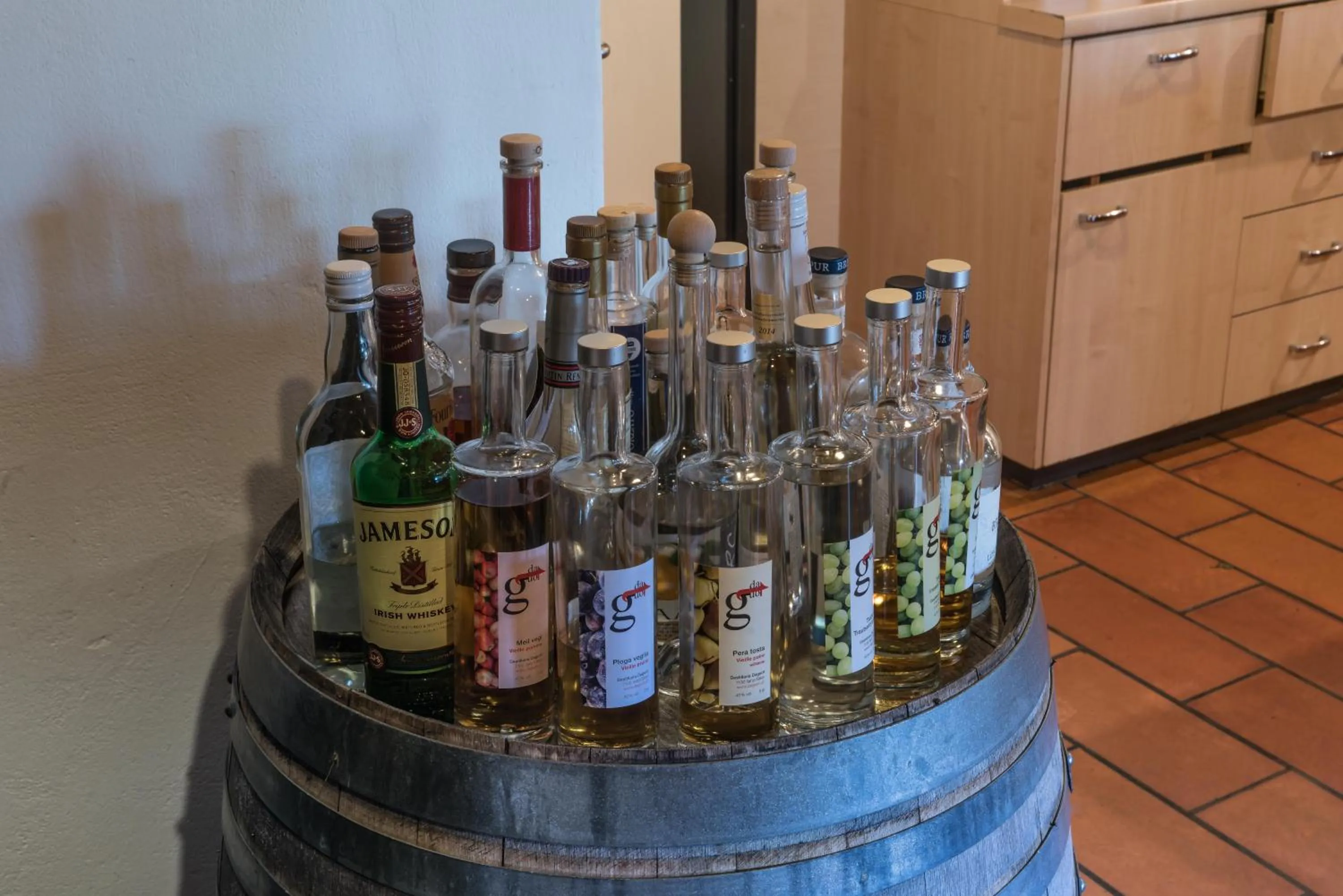 Alcoholic drinks in Hotel Ucliva