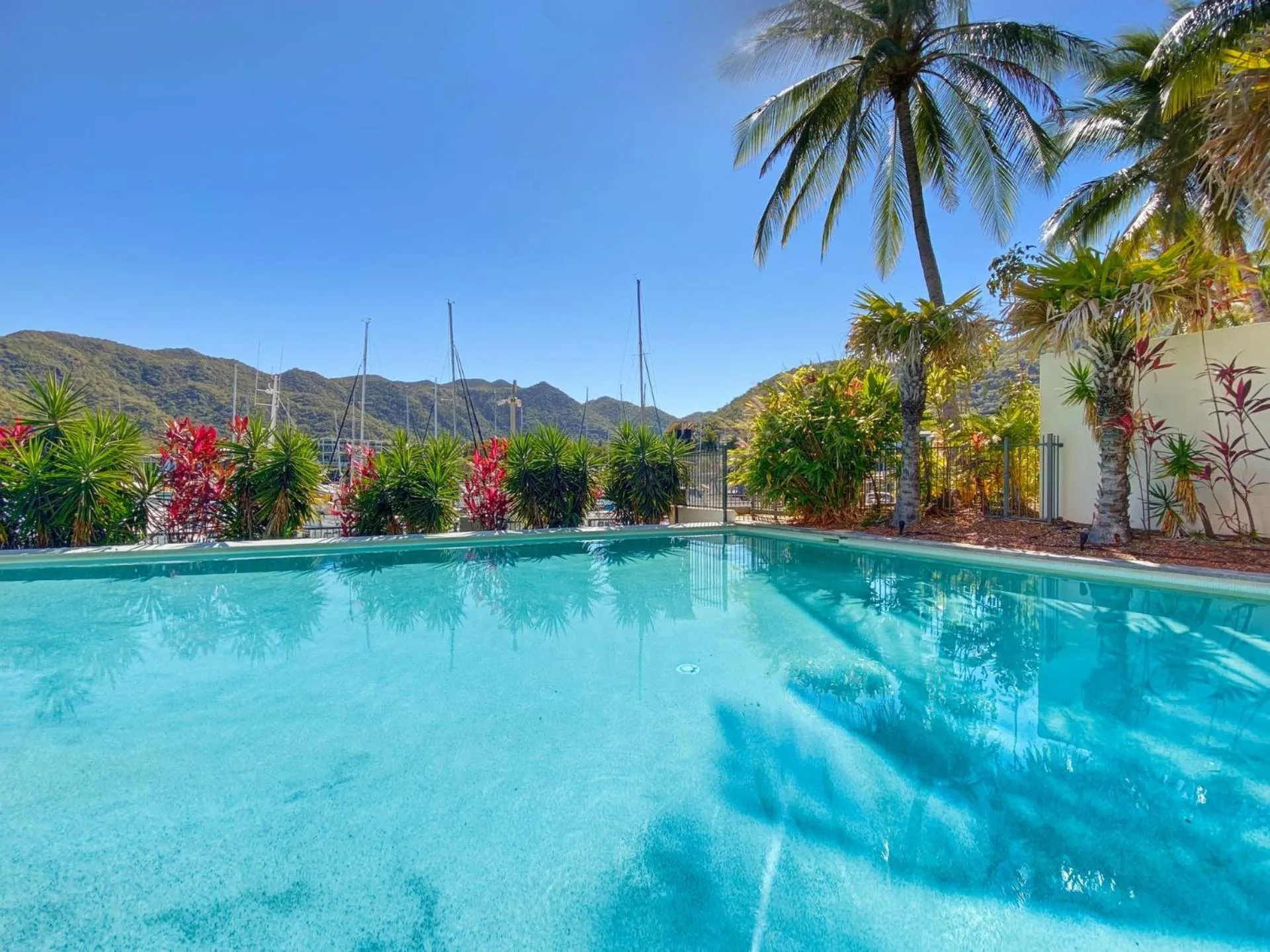 Swimming pool in Blue on Blue Studio Room 1242