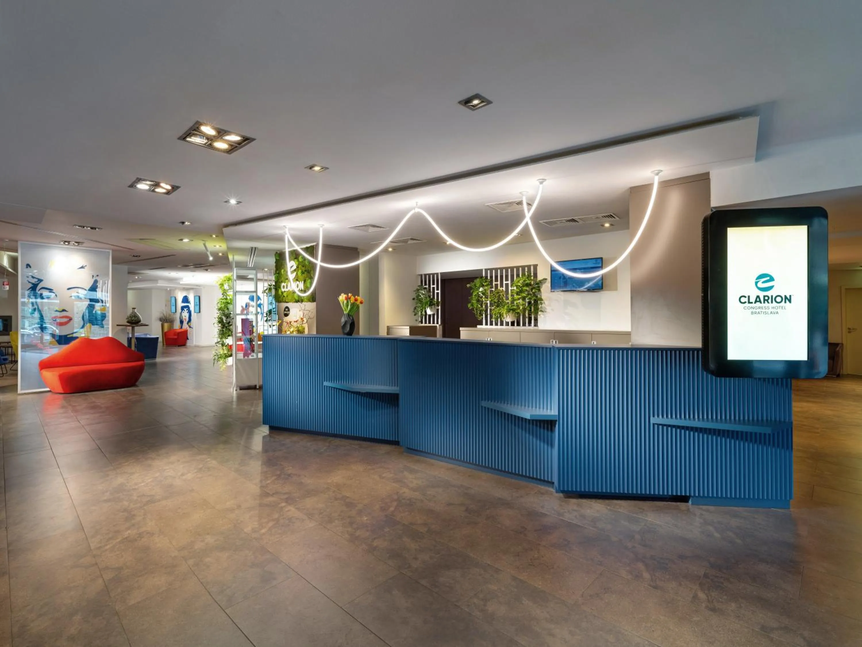 Lobby or reception in Clarion Congress Hotel Bratislava