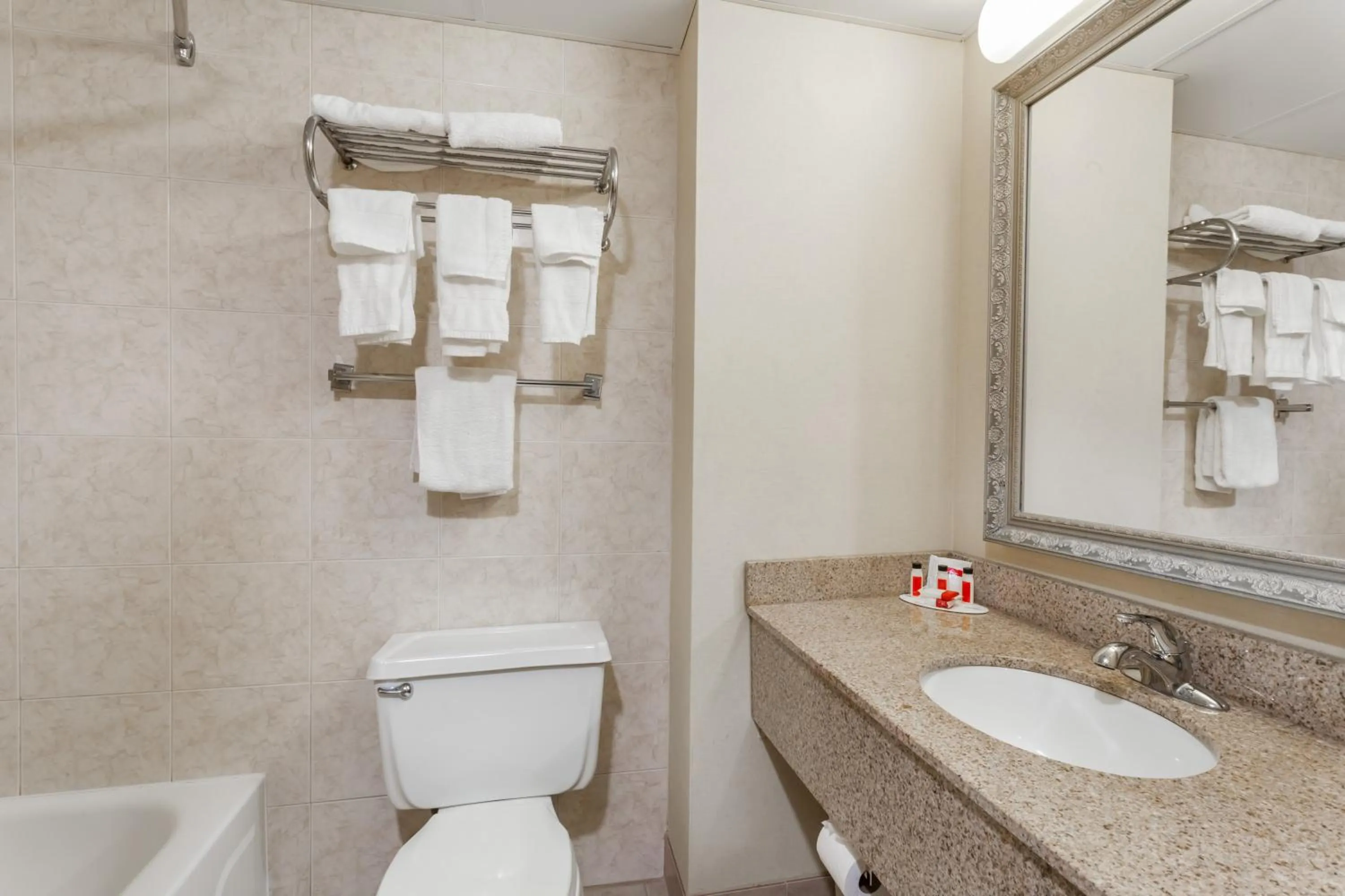 Bathroom in Ramada by Wyndham Newburgh/West Point