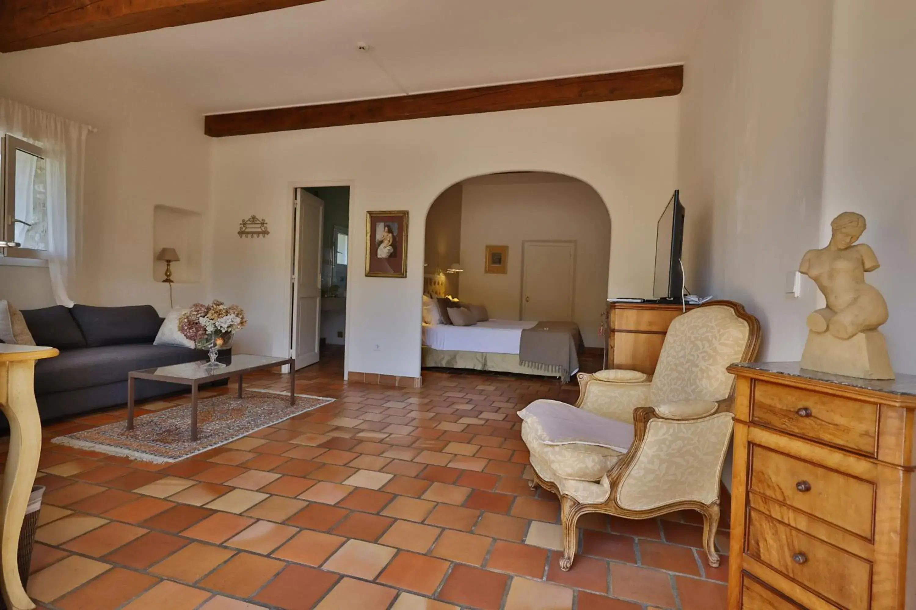 Luxury Room with Terrace in Hotel Le Mas Trilles Luxury Room with Terrace in Hotel Le Mas Trilles