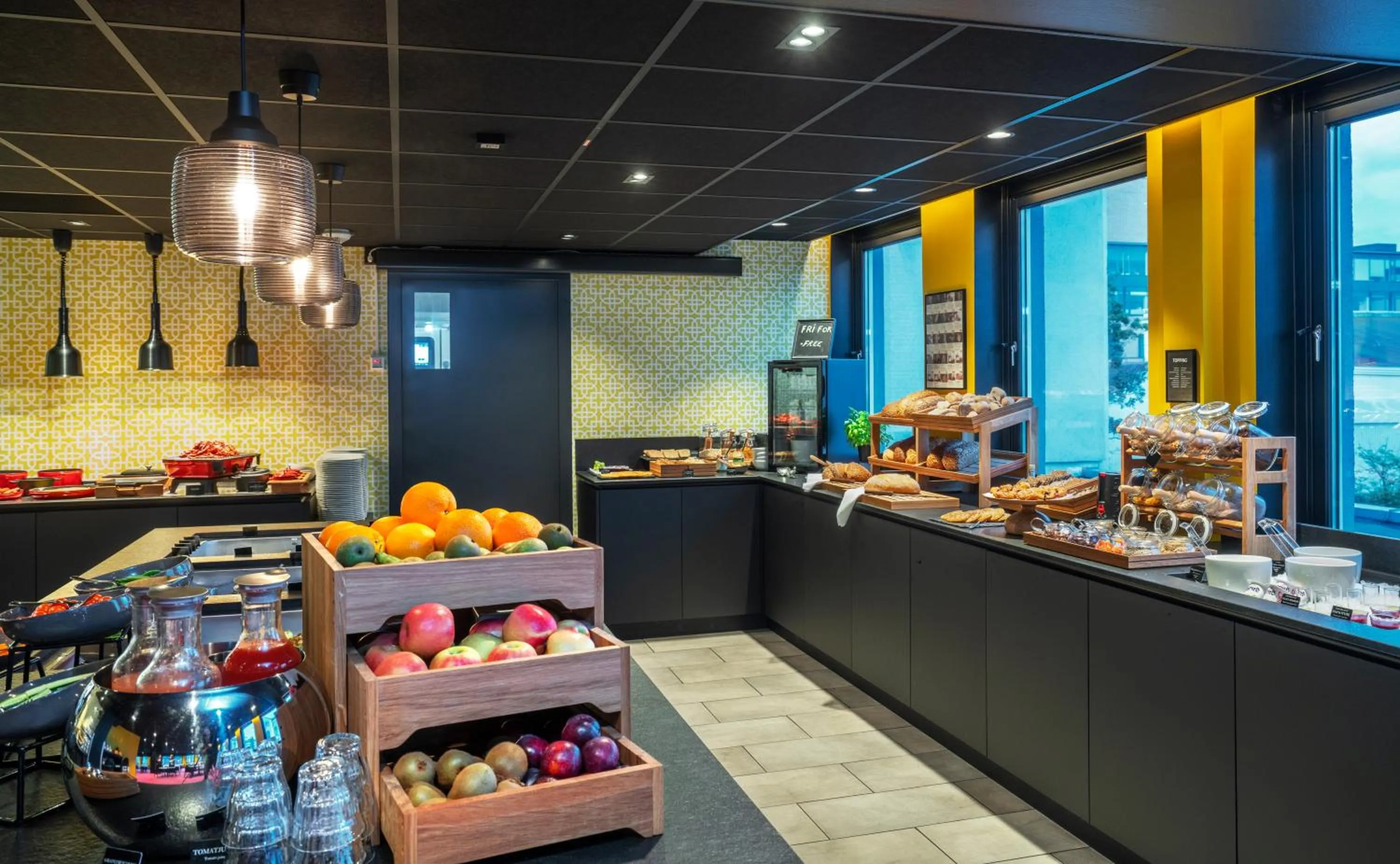 Buffet breakfast in Thon Hotel Trondheim