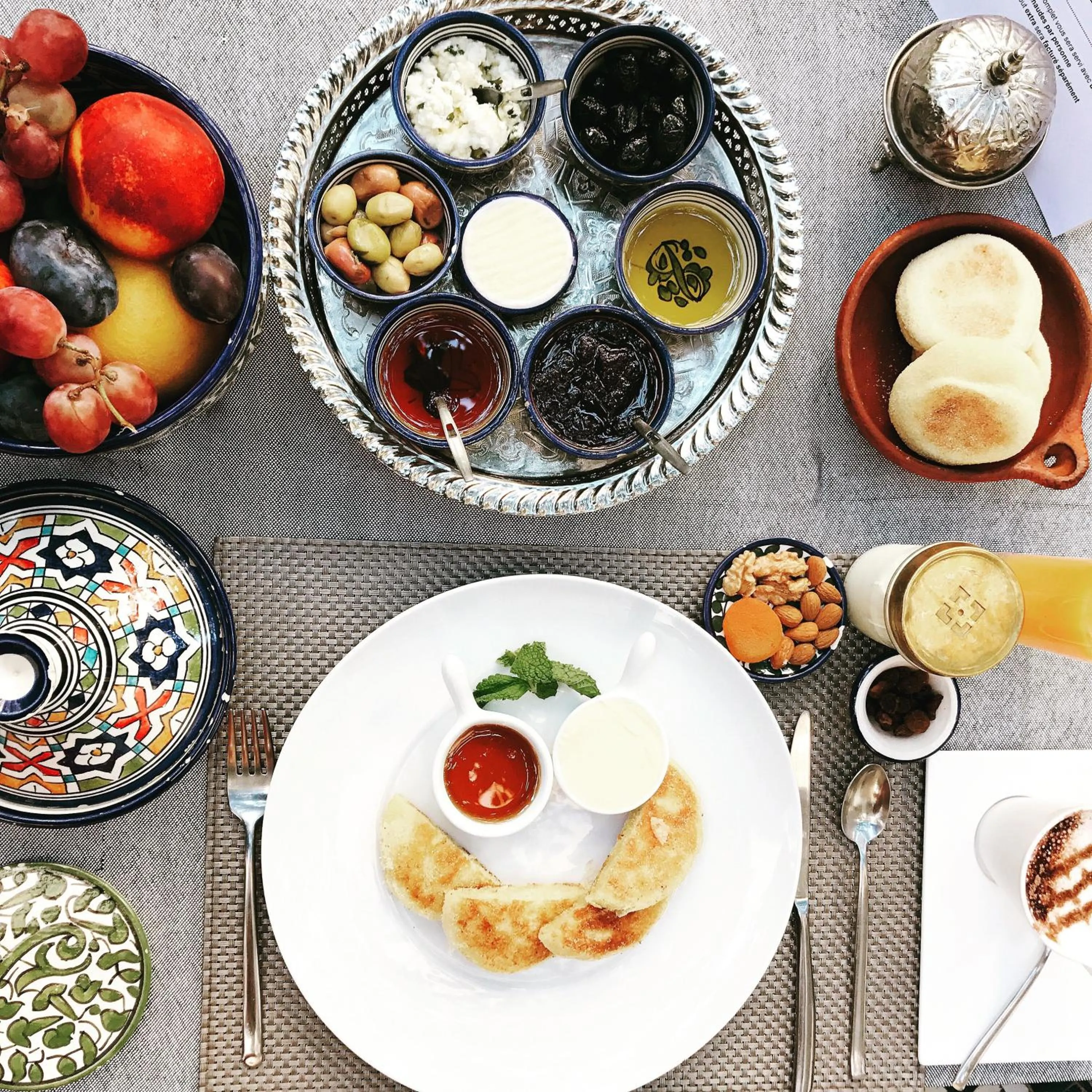 Food and drinks in Kasbah Agounsane Hotel & Spa