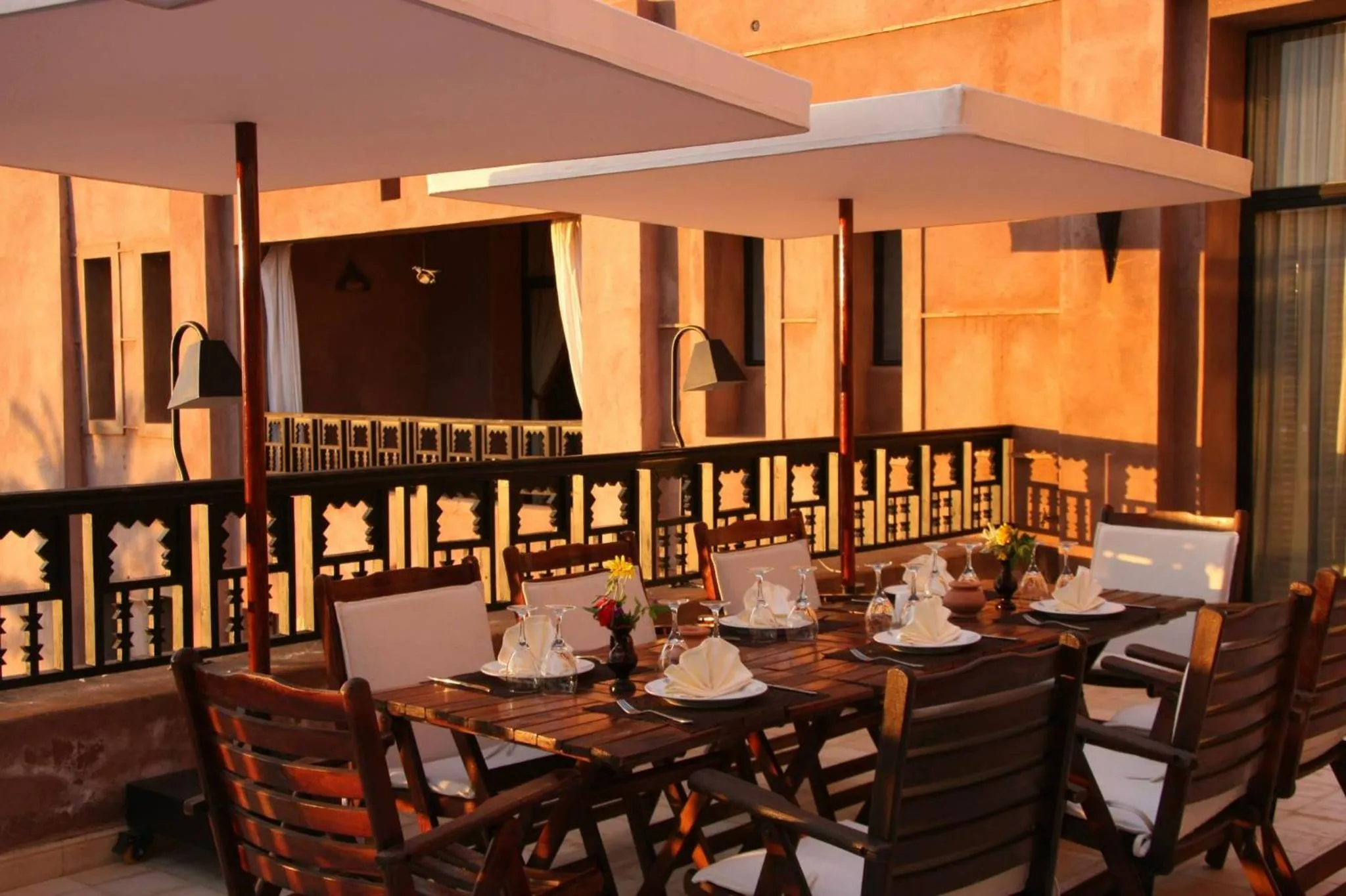 Patio in Kasbah Agounsane Hotel & Spa