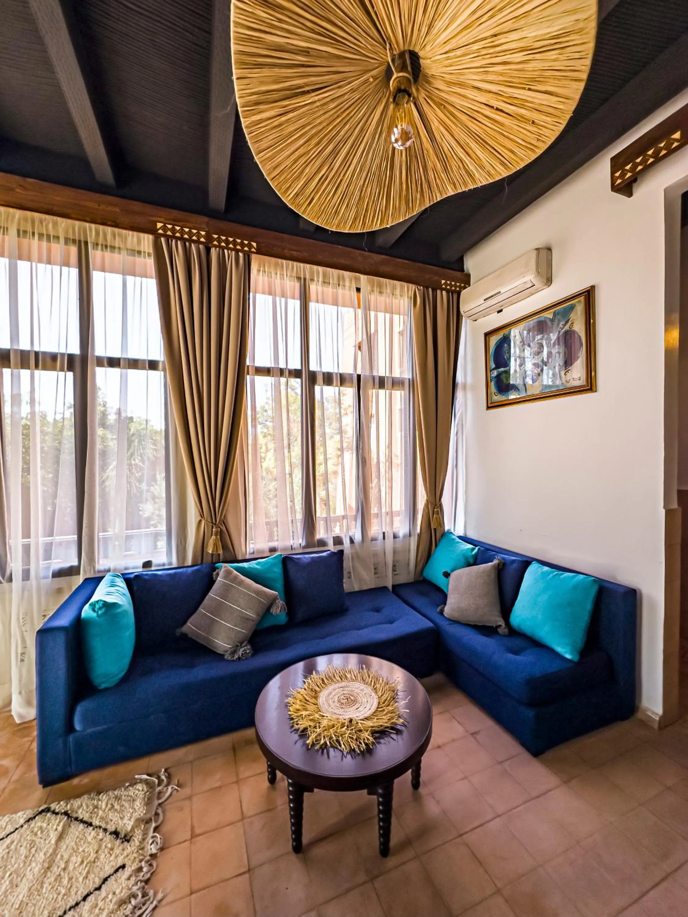 Seating area in Kasbah Agounsane Hotel & Spa