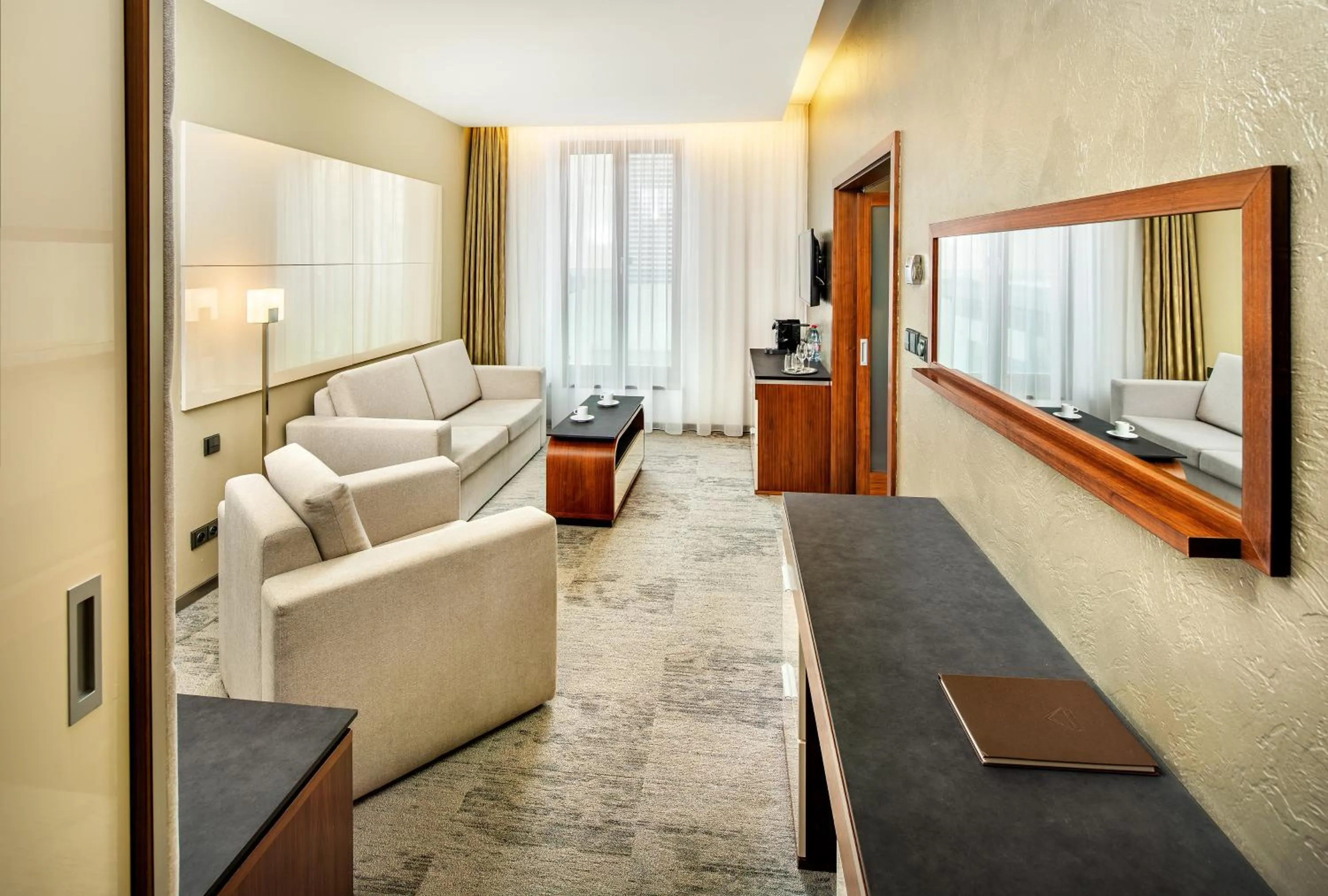 Living room, Bed in Wellness Hotel Diamant