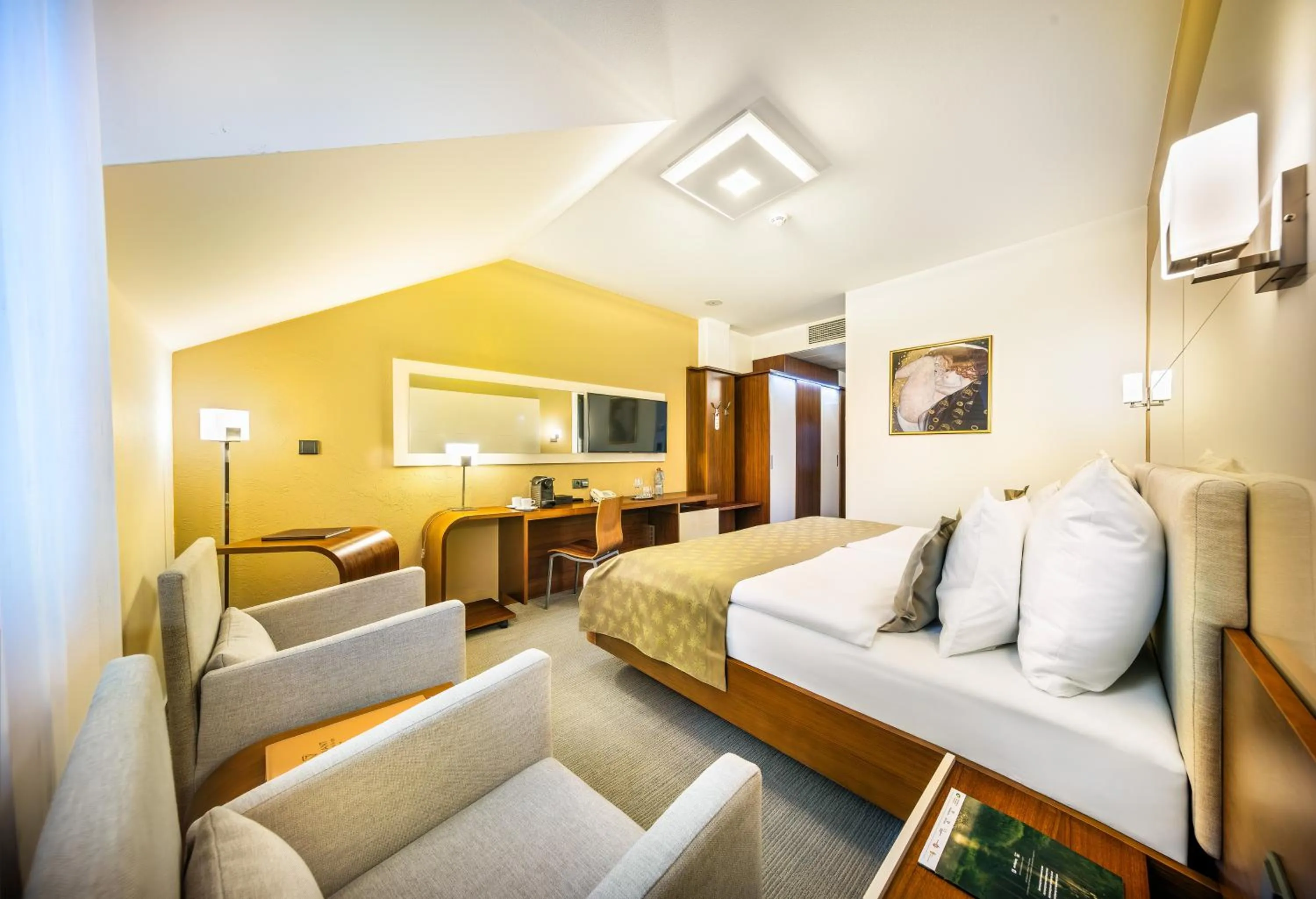 Bedroom, Bed in Wellness Hotel Diamant