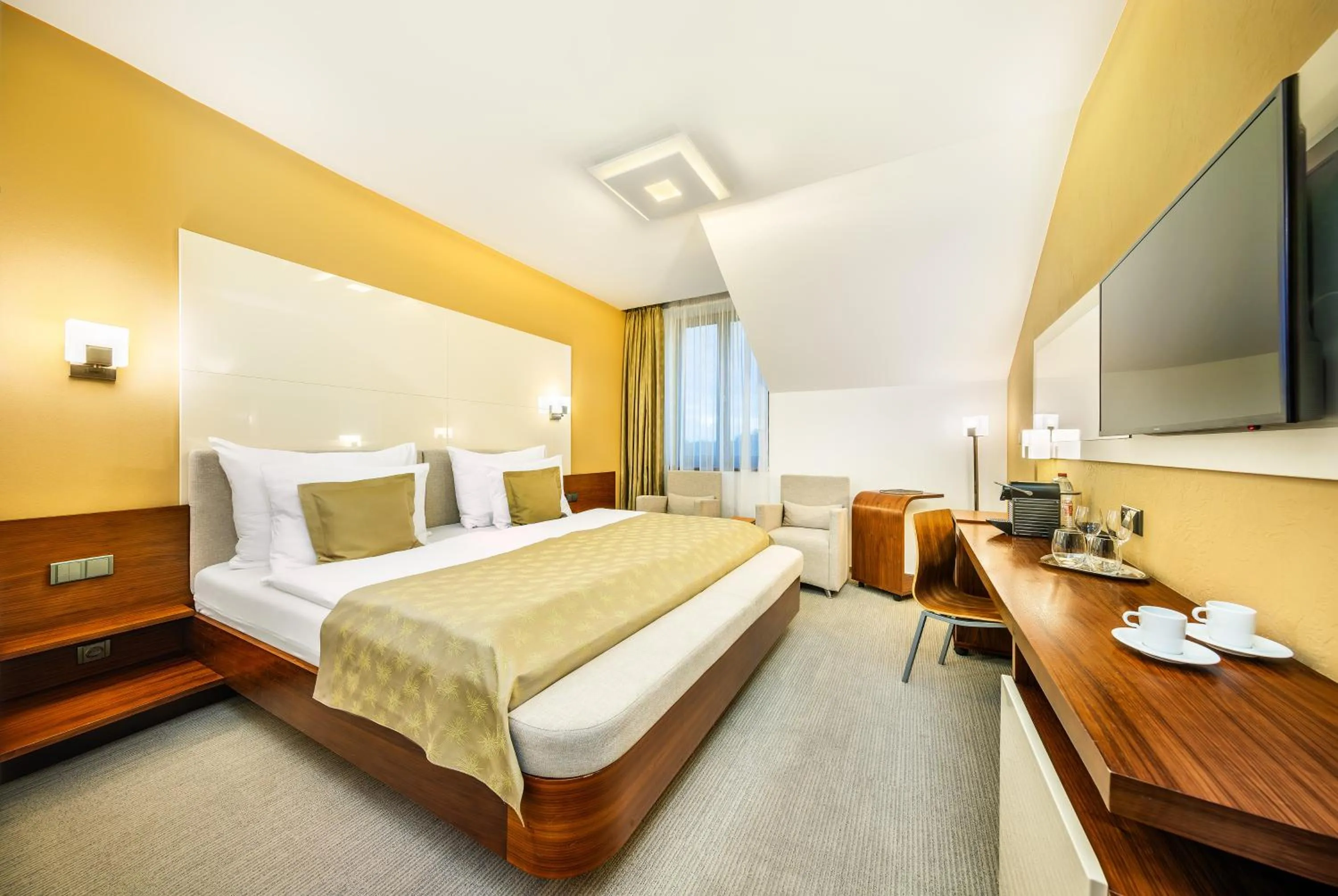 Bedroom, Bed in Wellness Hotel Diamant