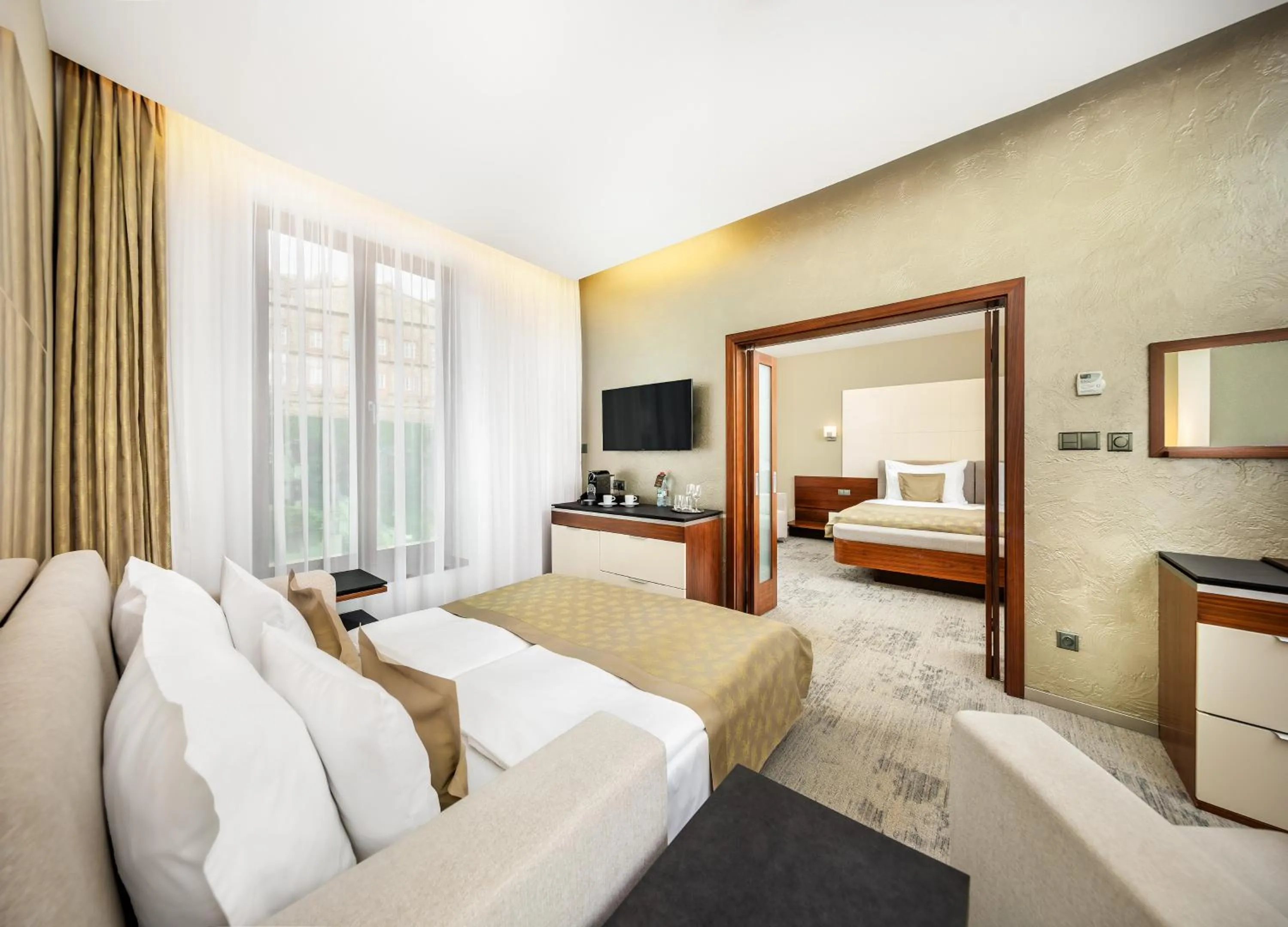 Bedroom, Bed in Wellness Hotel Diamant