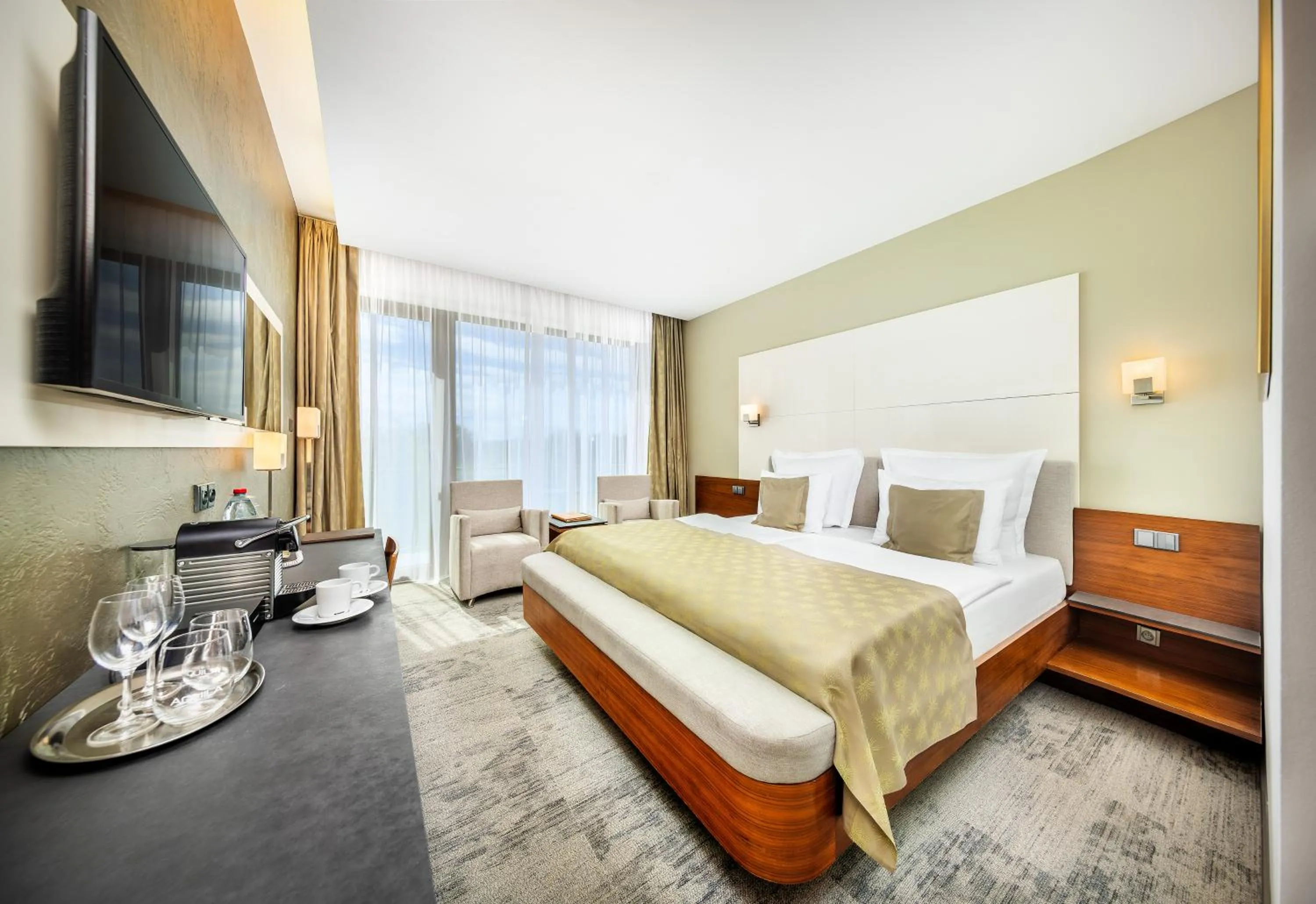 Bedroom, Bed in Wellness Hotel Diamant