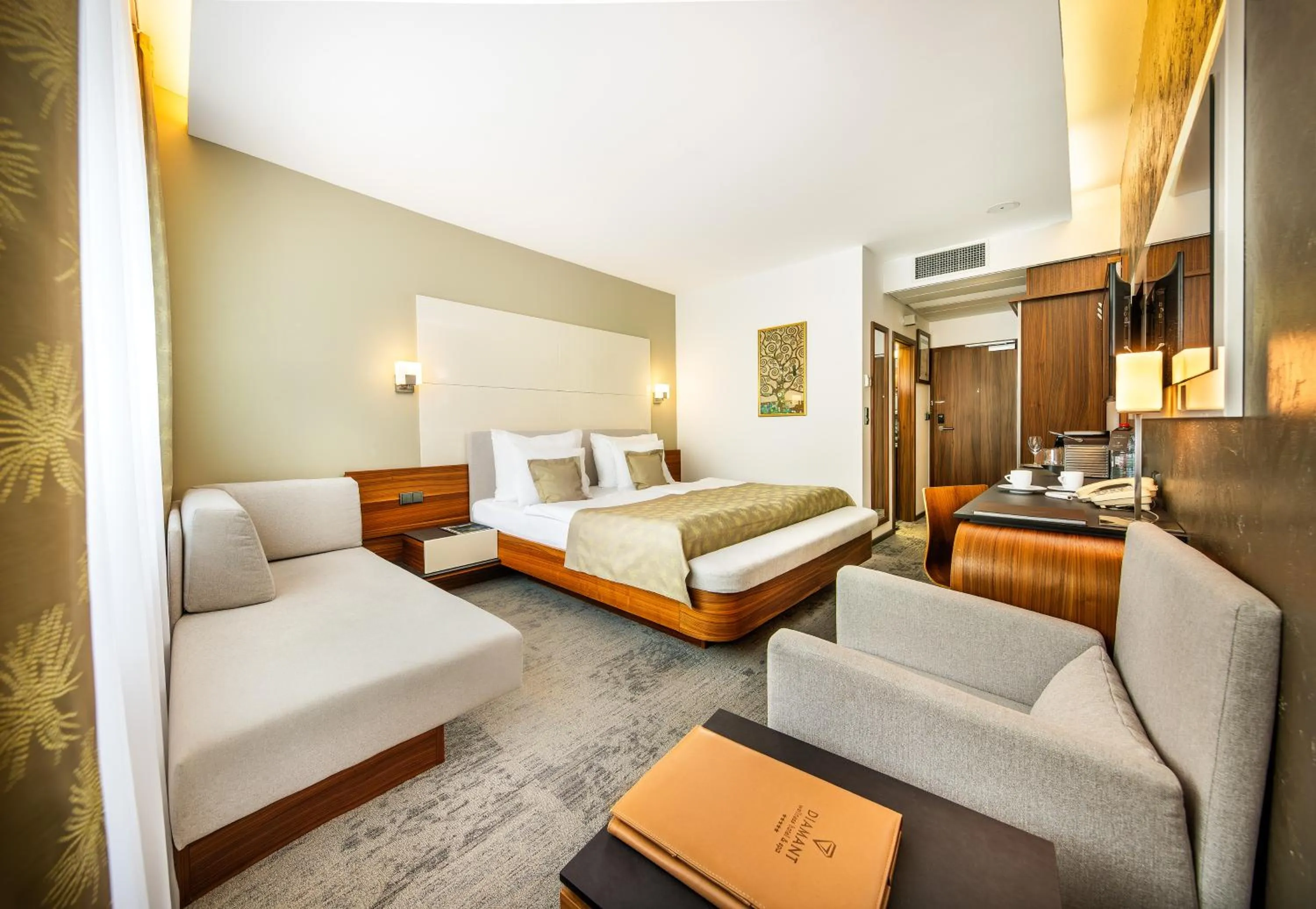 Bedroom, Bed in Wellness Hotel Diamant