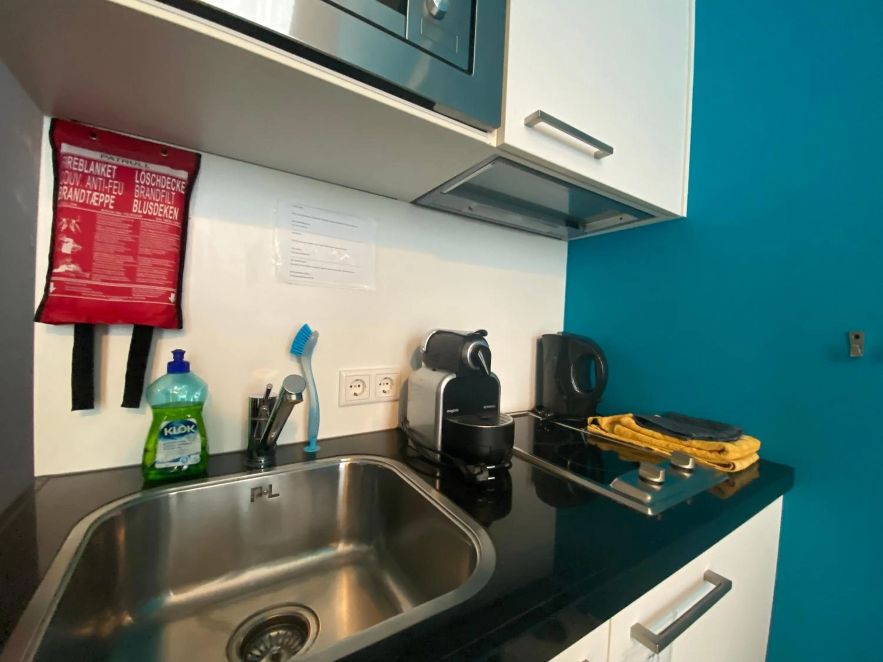 Kitchen or kitchenette in Hotel Zilt