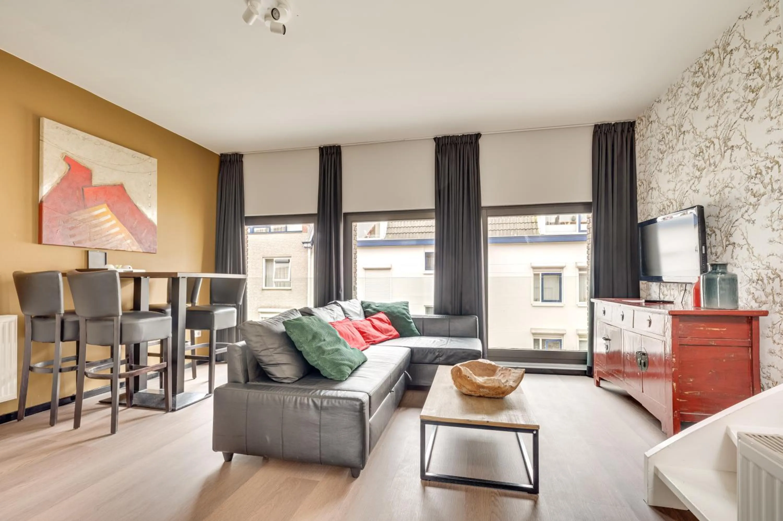 Living room, Bed in Hotel Zilt