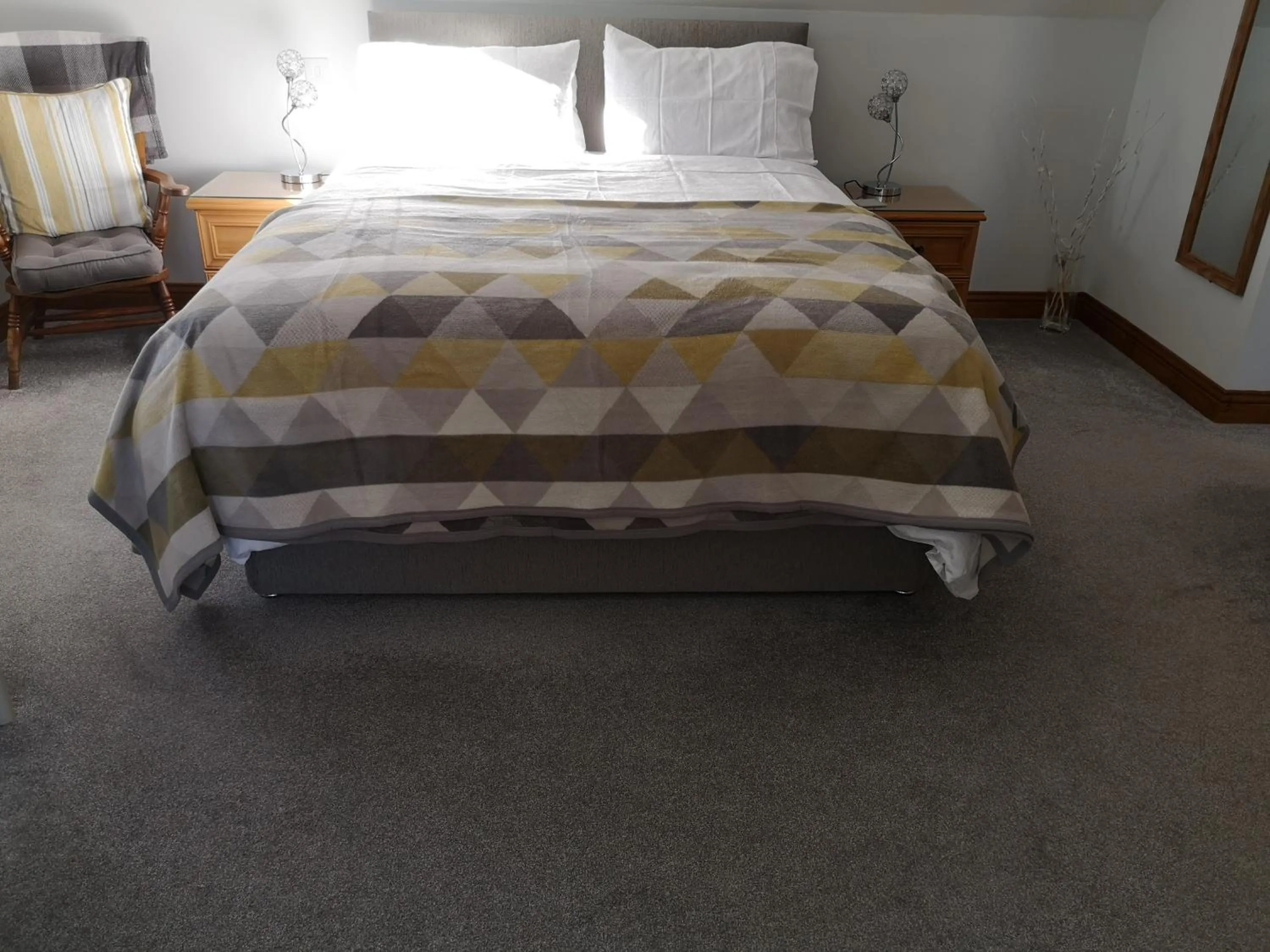 Bed in White Cottage B and B