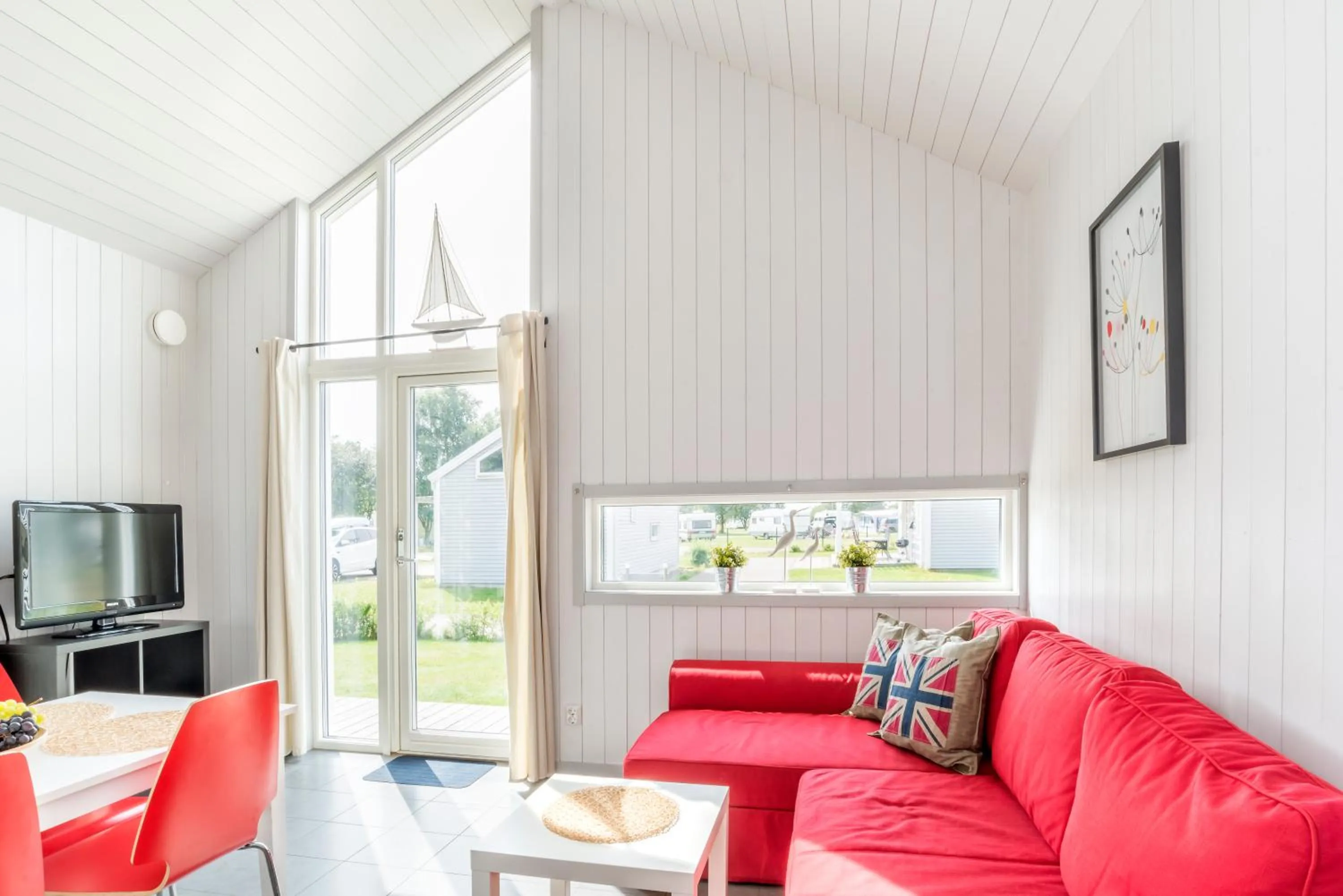 Living room in First Camp Råå Vallar-Helsingborg