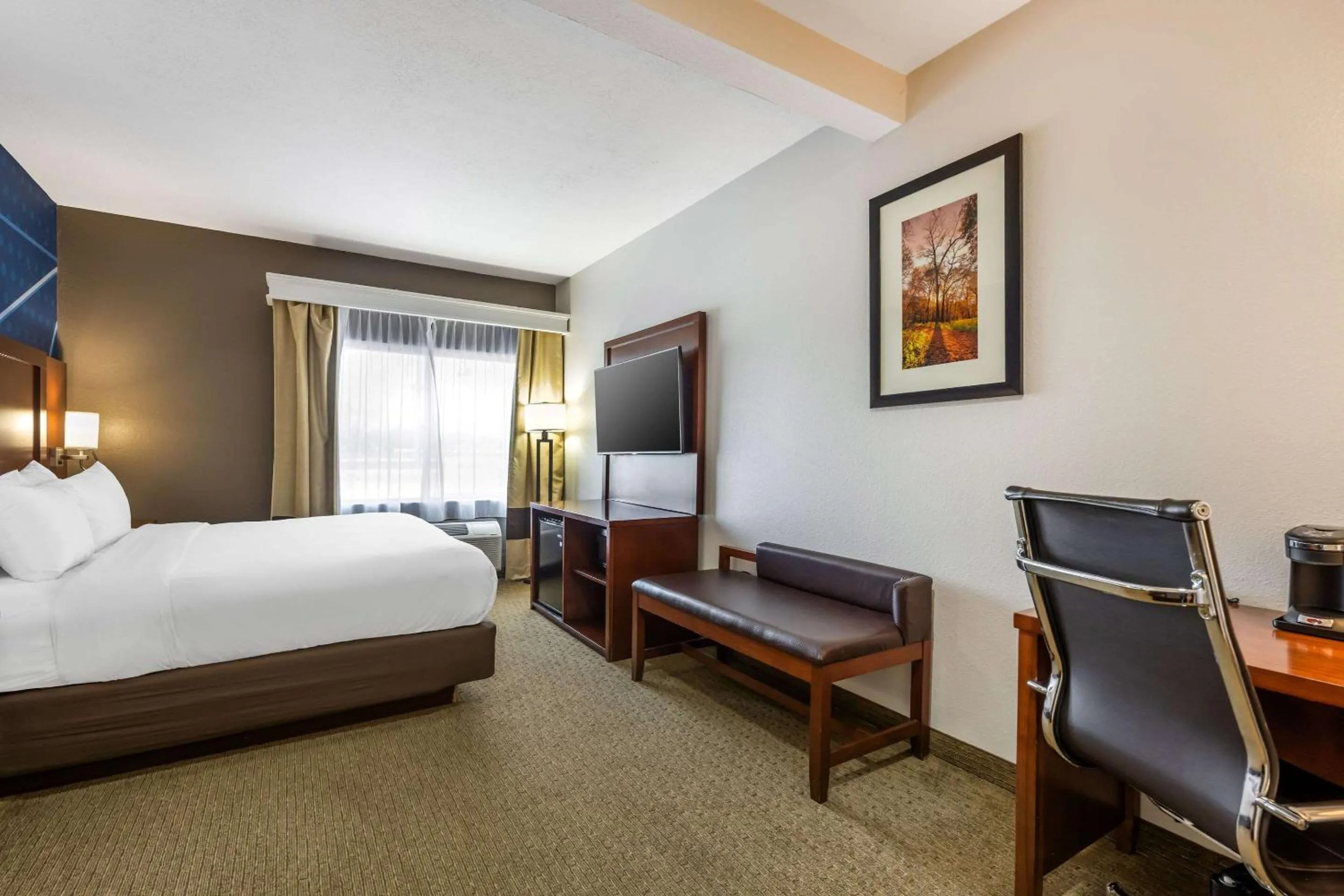 Bedroom, Bed in Comfort Suites Omaha East-Council Bluffs
