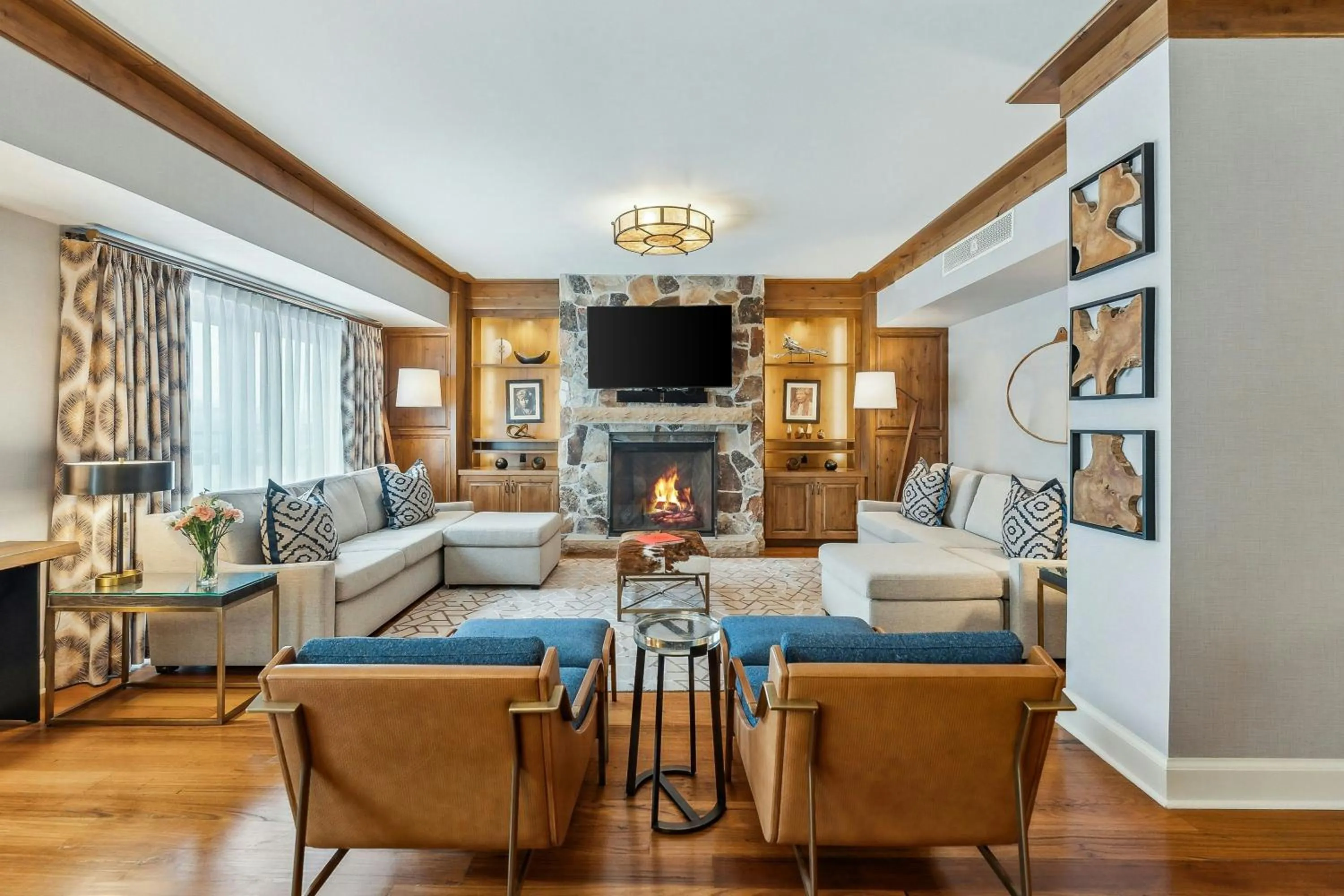 Living room in St. Regis Deer Valley