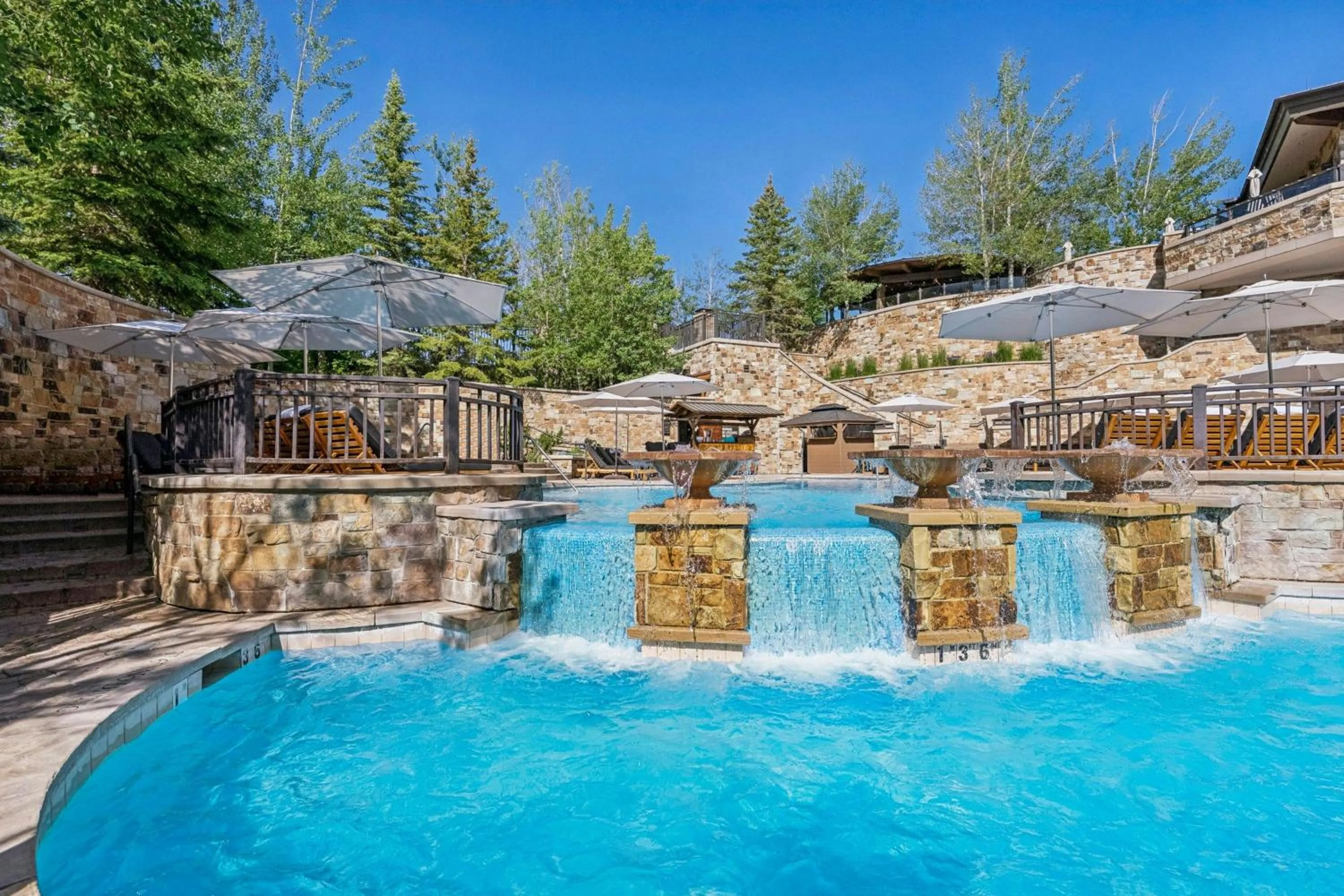 Swimming pool in St. Regis Deer Valley