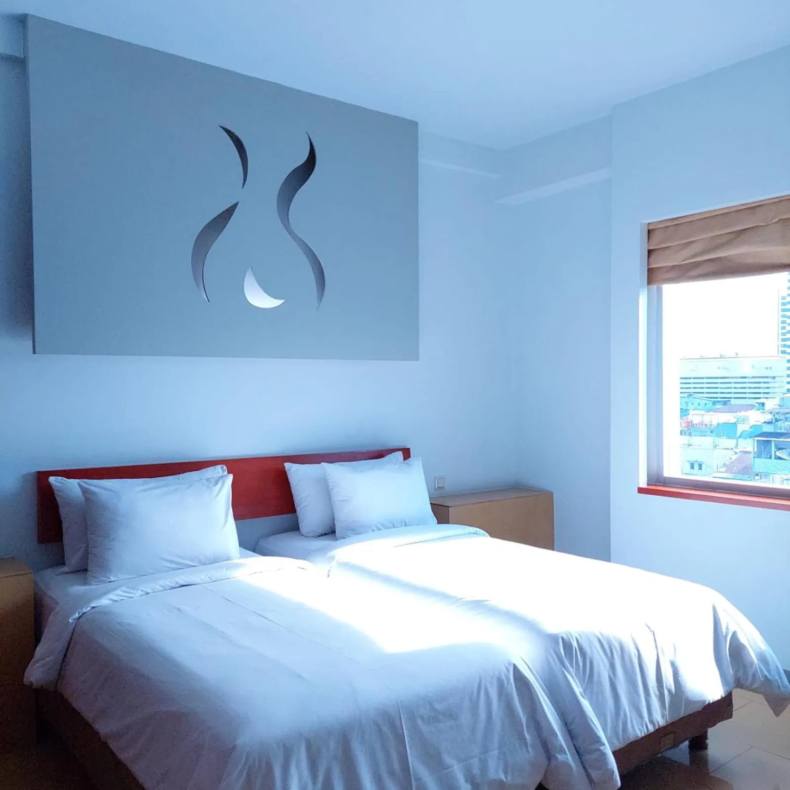 Bed in Sparks Life Jakarta, ARTOTEL Curated