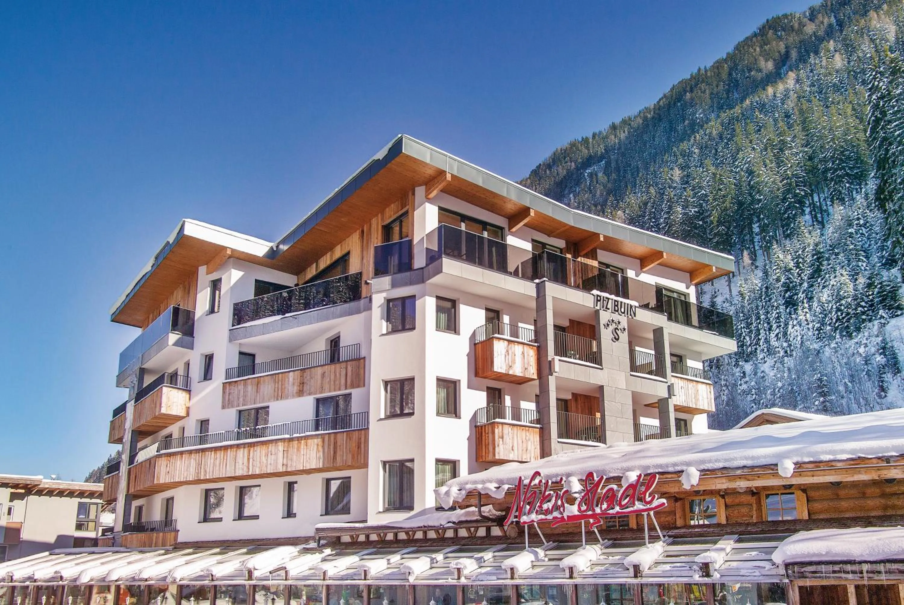 Property building in Hotel Piz Buin
