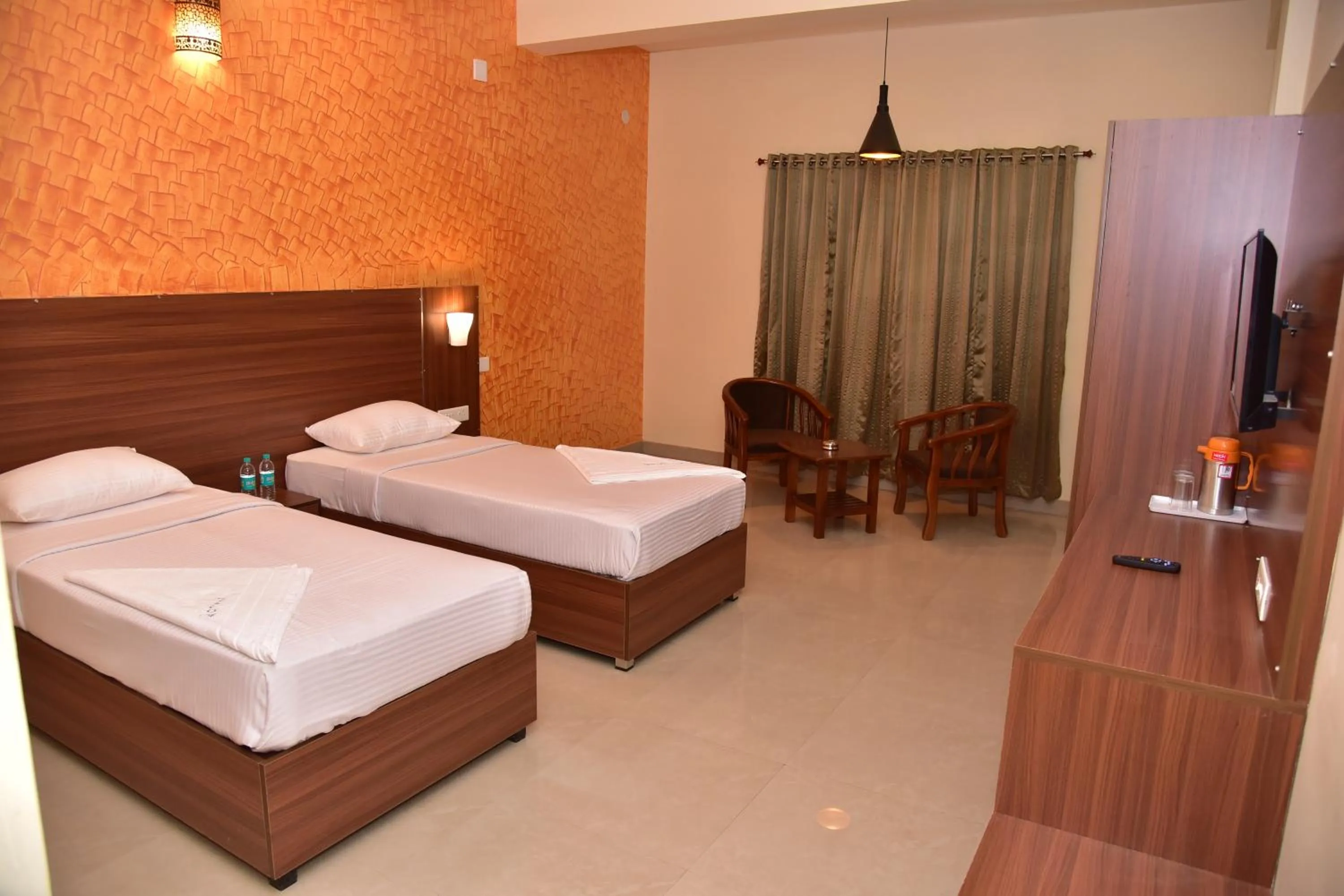 Photo of the whole room, Bed in Hotel Citywalk Residency