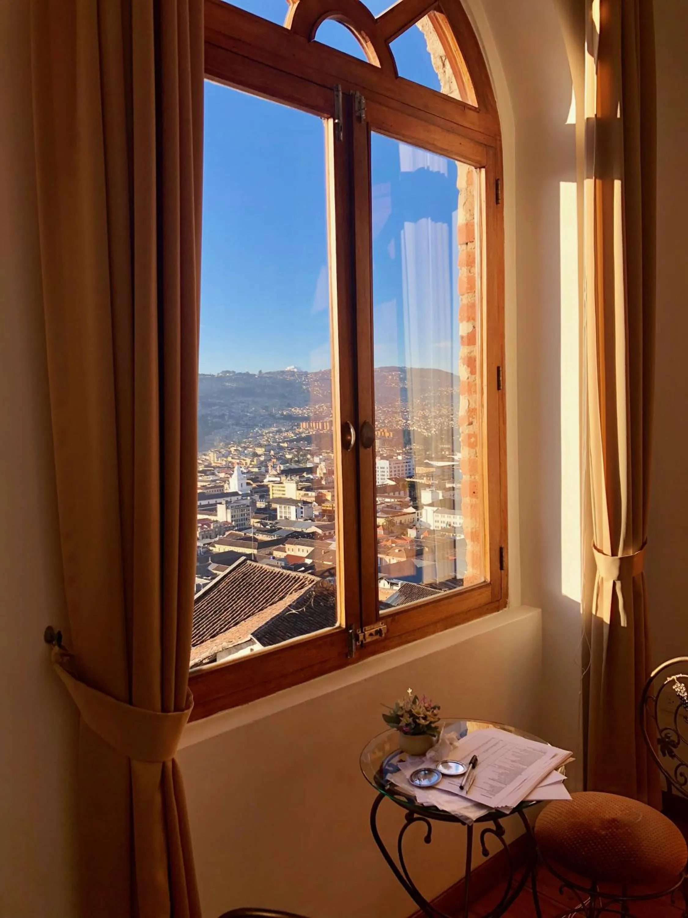 Seating area in Vista del Angel Hotel Boutique