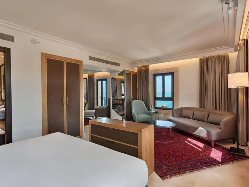 Bed in The Setai Tel Aviv, a Member of the leading hotels of the world