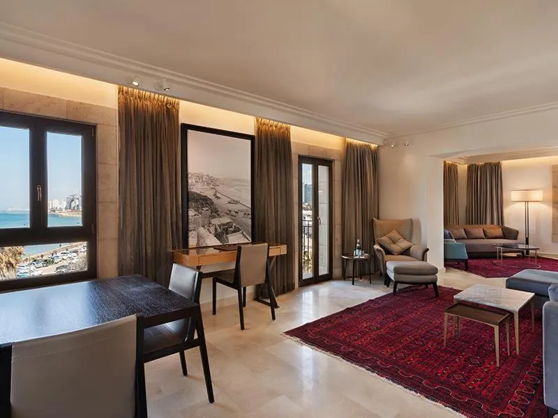 Bed in The Setai Tel Aviv, a Member of the leading hotels of the world