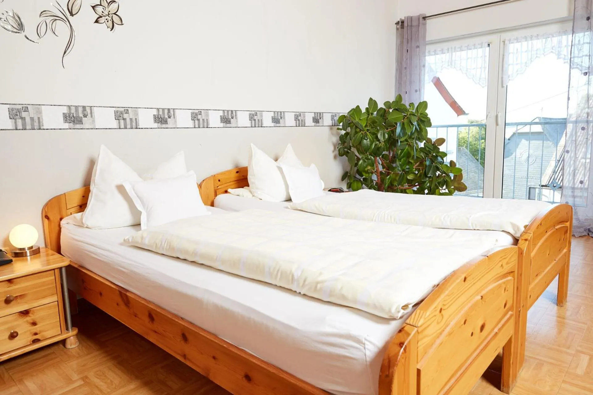 Bed in Hotel-Restaurant Maas