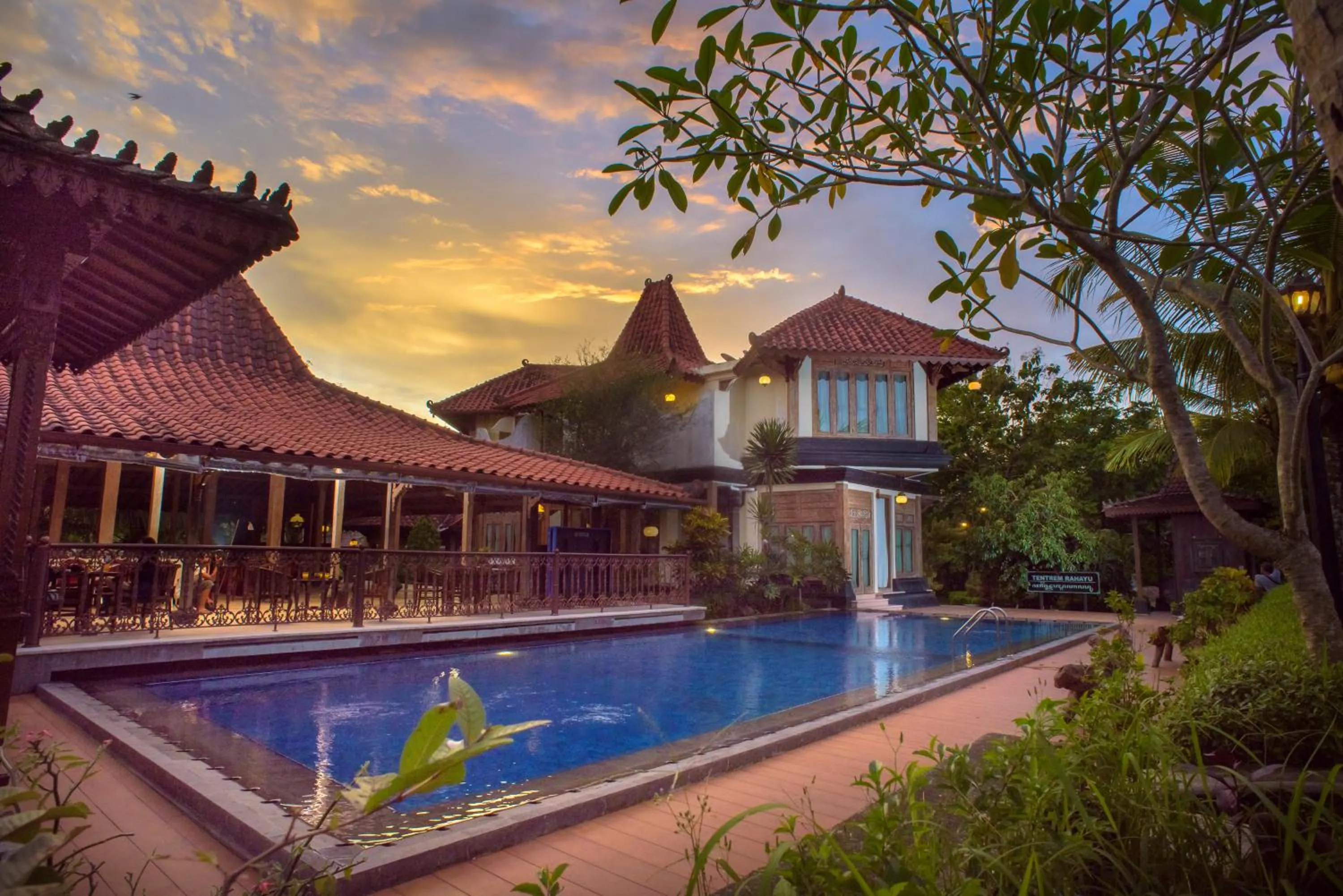 Swimming pool in Java Village Resort Yogyakarta