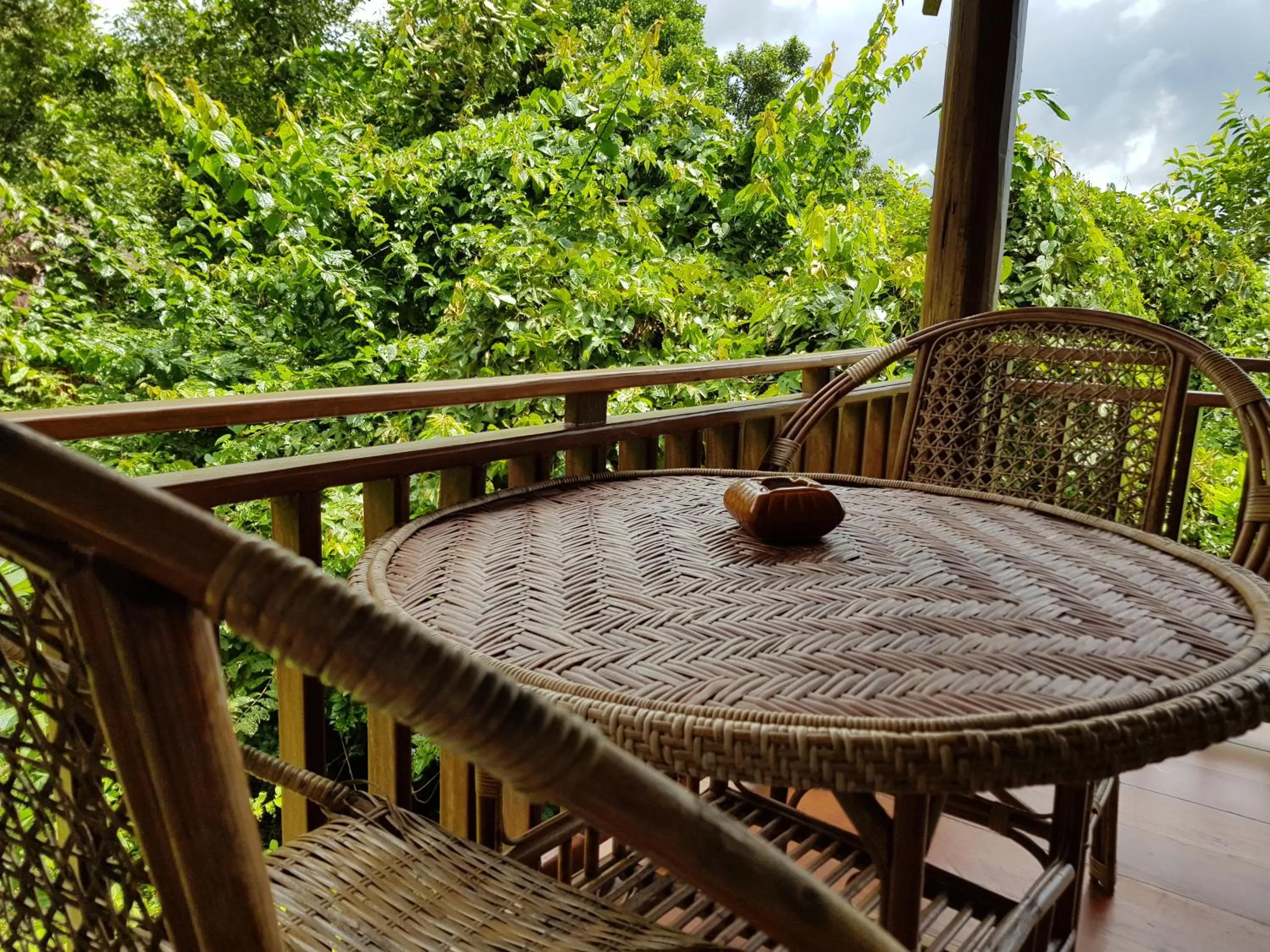 Balcony/Terrace in Kingfisher Ecolodge