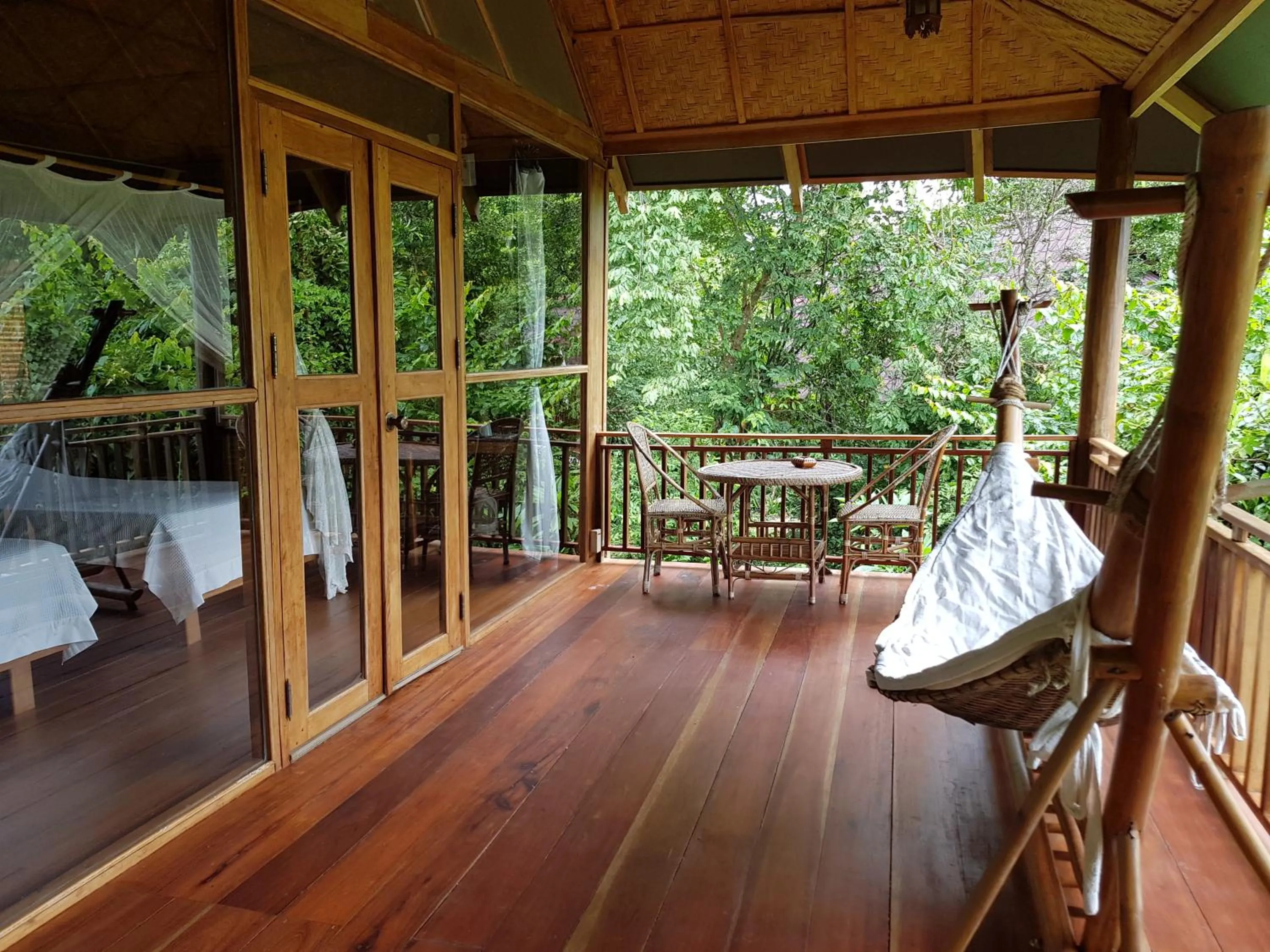 Balcony/Terrace in Kingfisher Ecolodge