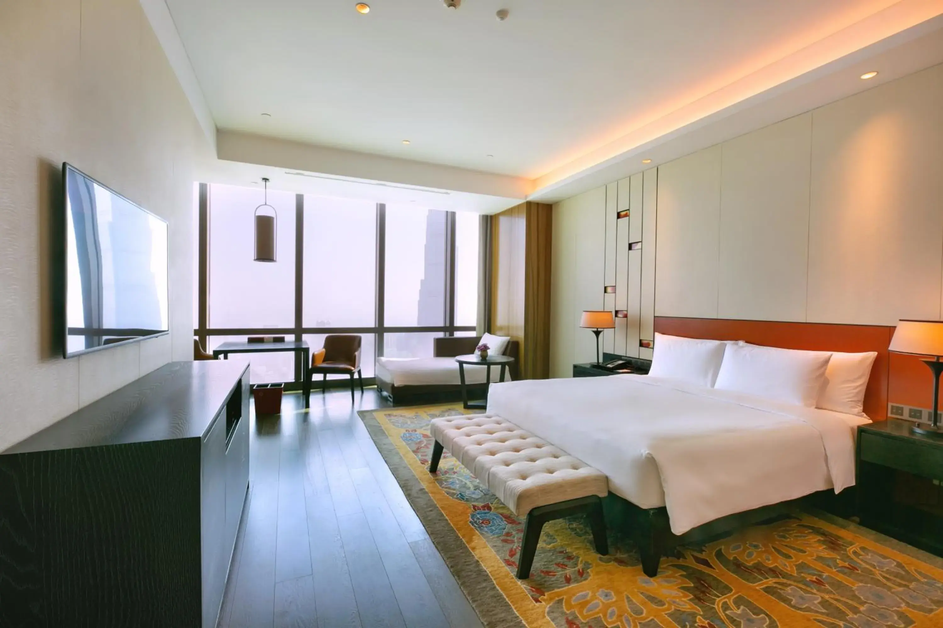 Deluxe King Room with Sofa Bed in Grand Hyatt Changsha Deluxe King Room with Sofa Bed in Grand Hyatt Changsha