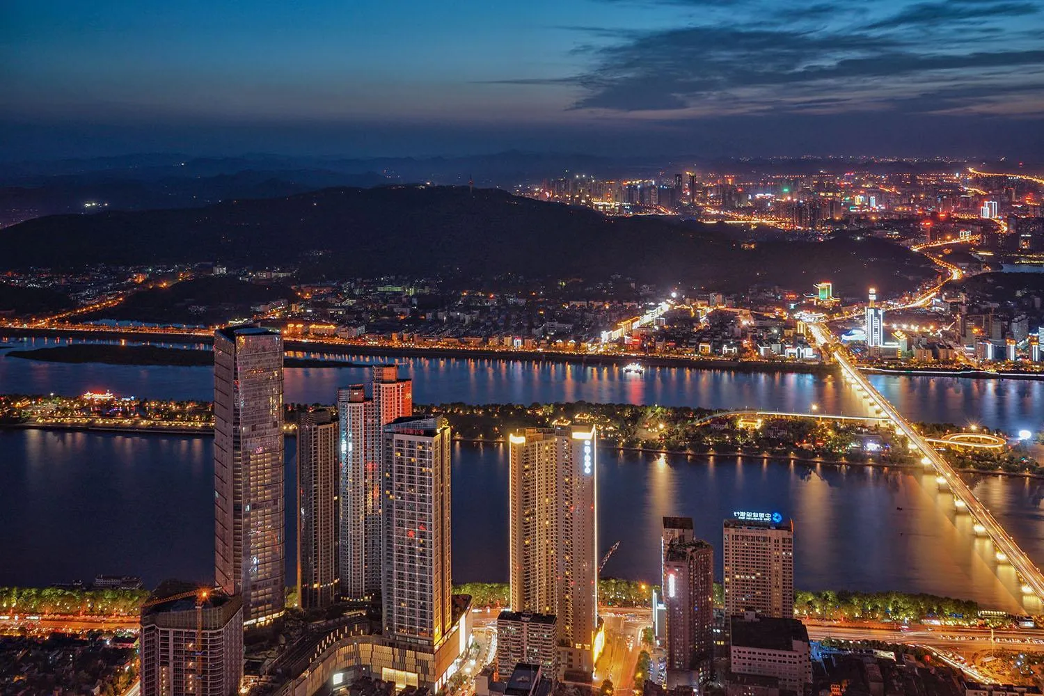 Night in Grand Hyatt Changsha