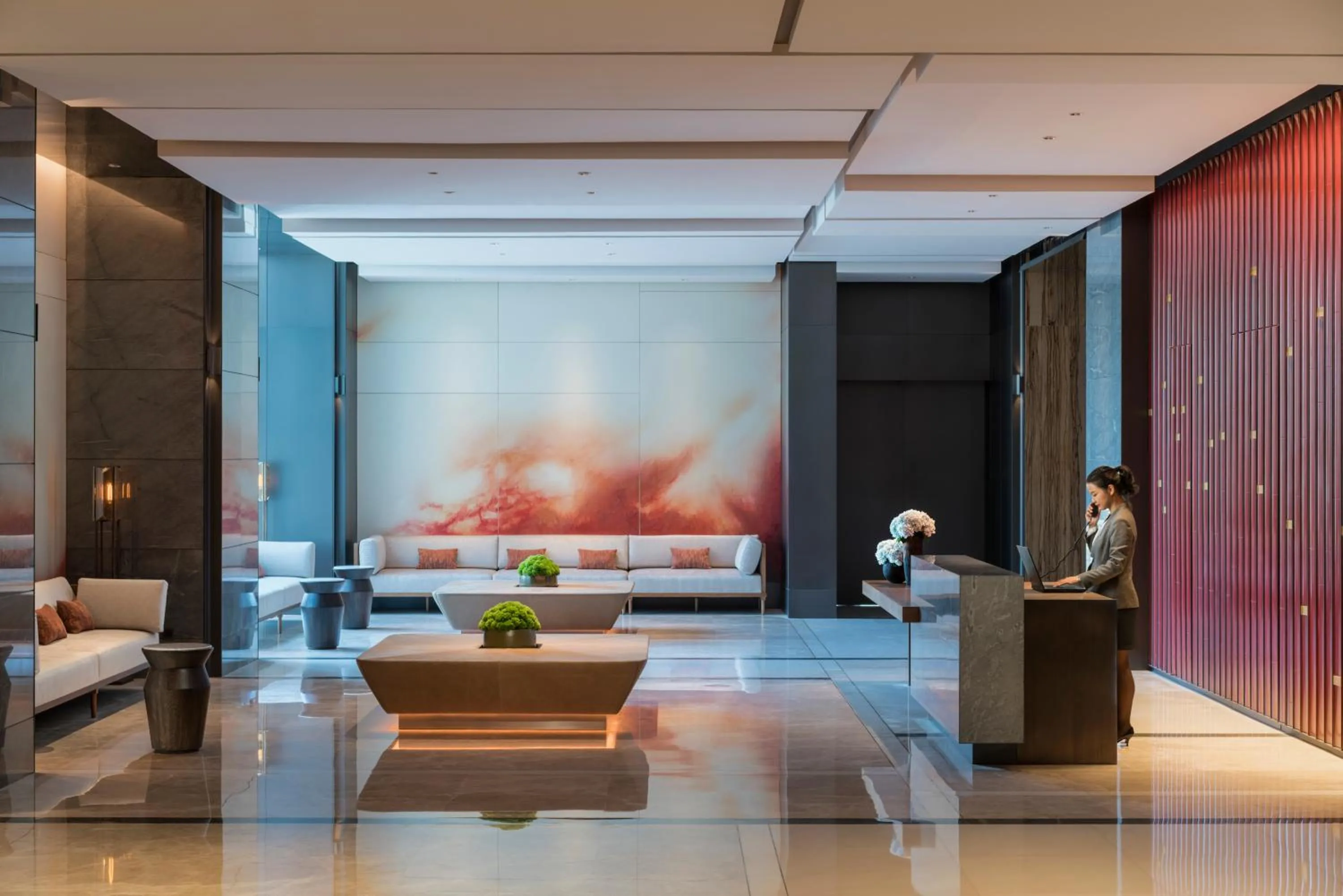 Lobby or reception in Grand Hyatt Changsha