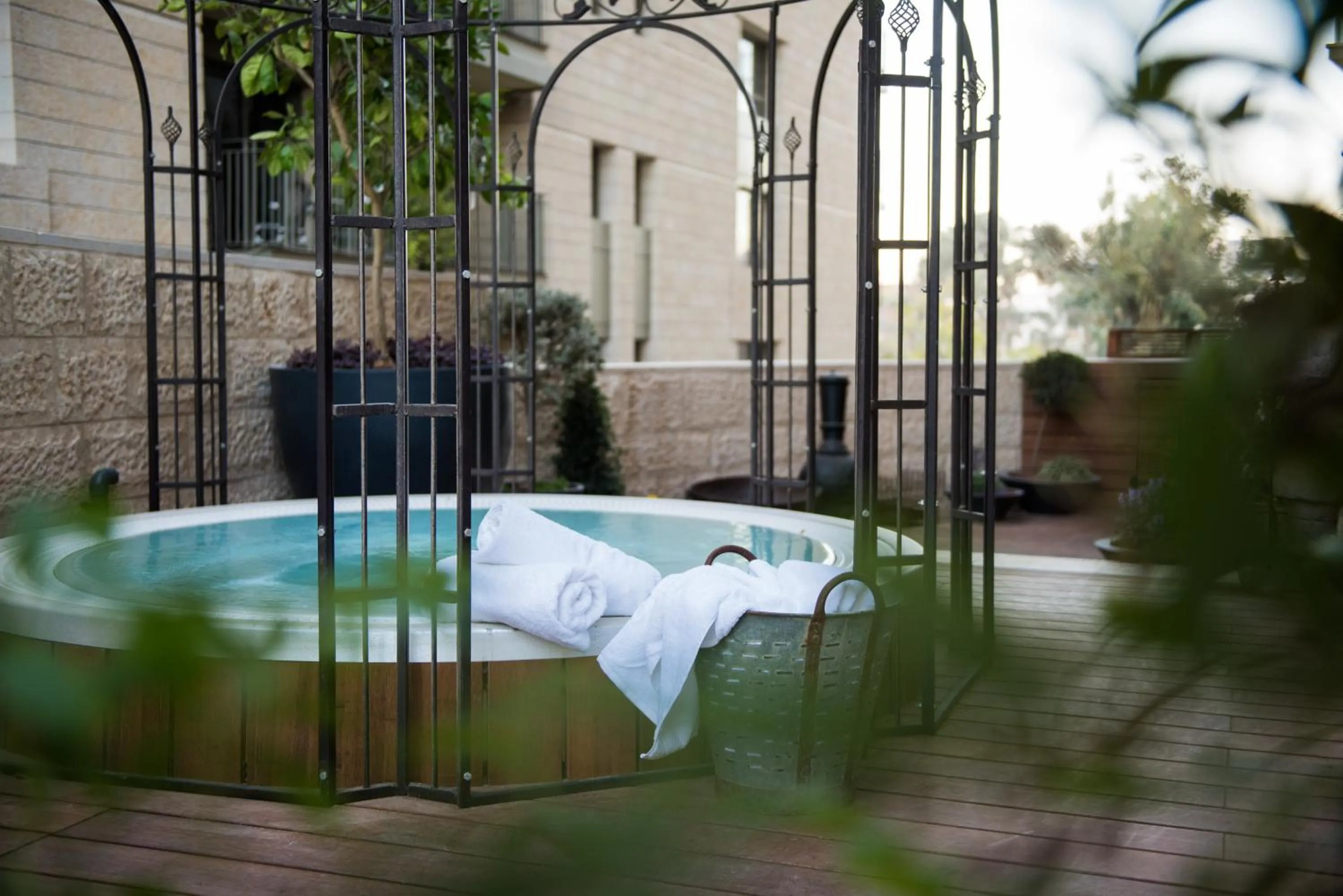 Patio in Leonardo Boutique Jerusalem