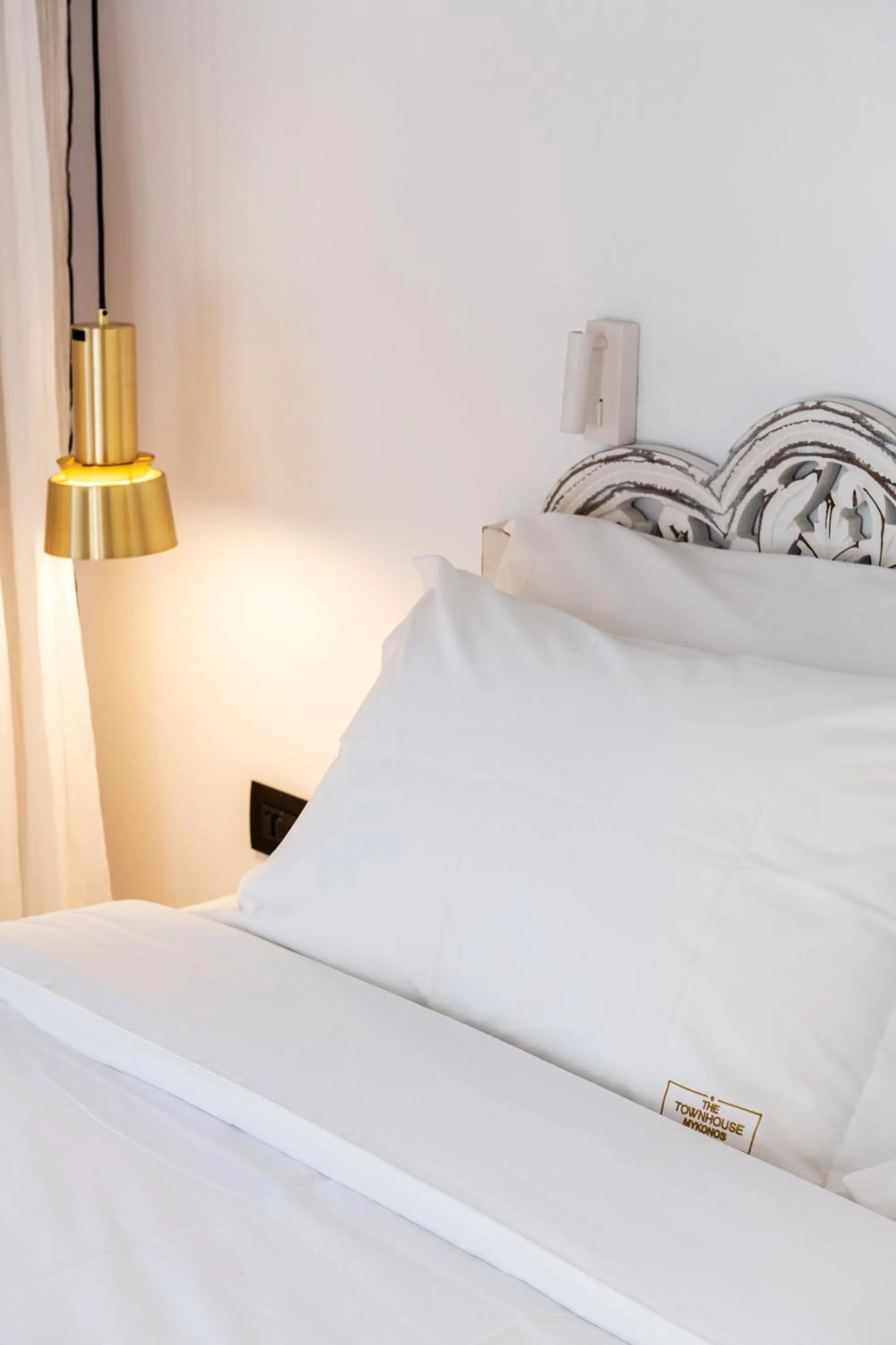 Bed in The TownHouse Mykonos