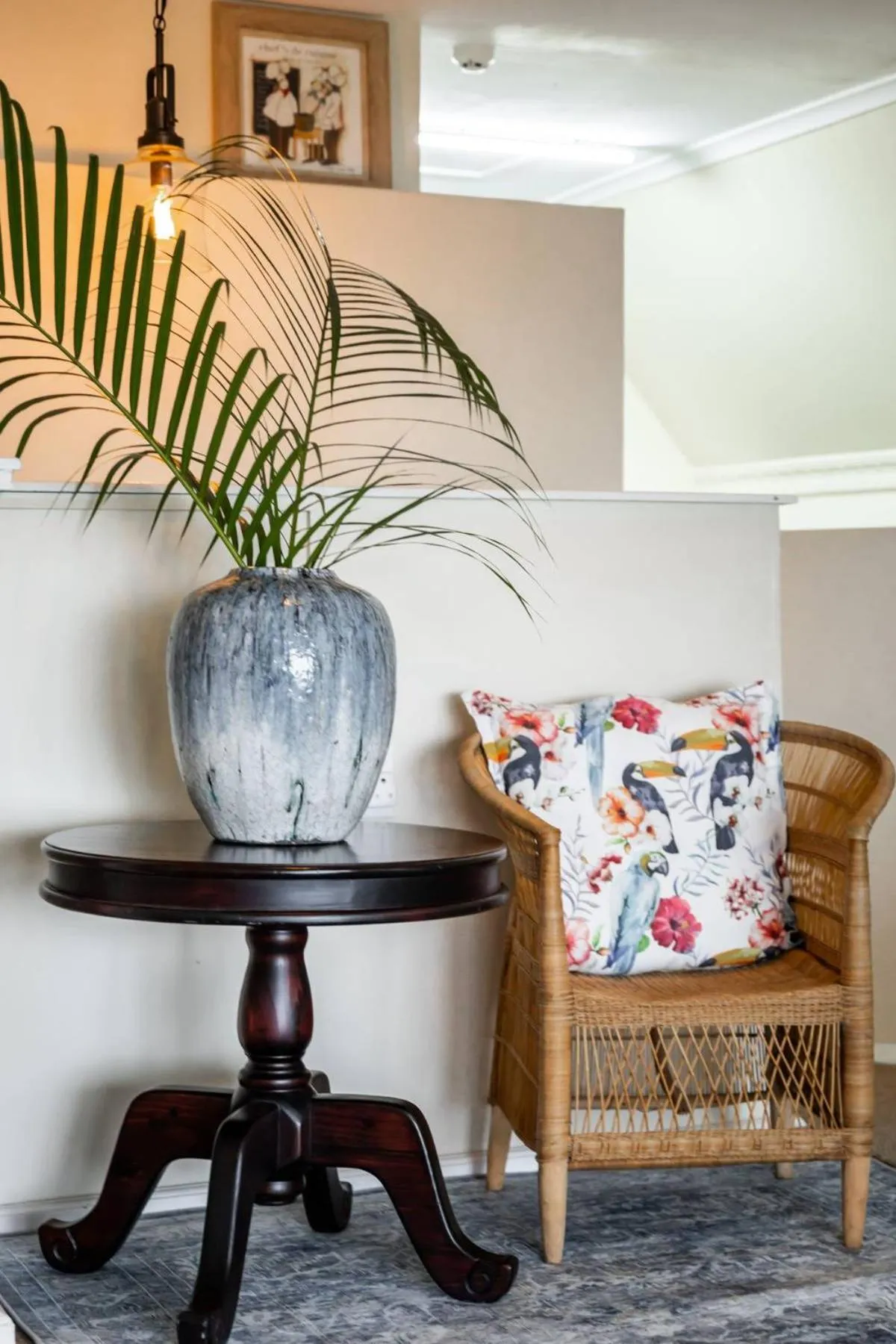 Decorative detail in Oliver's Bed and Breakfast