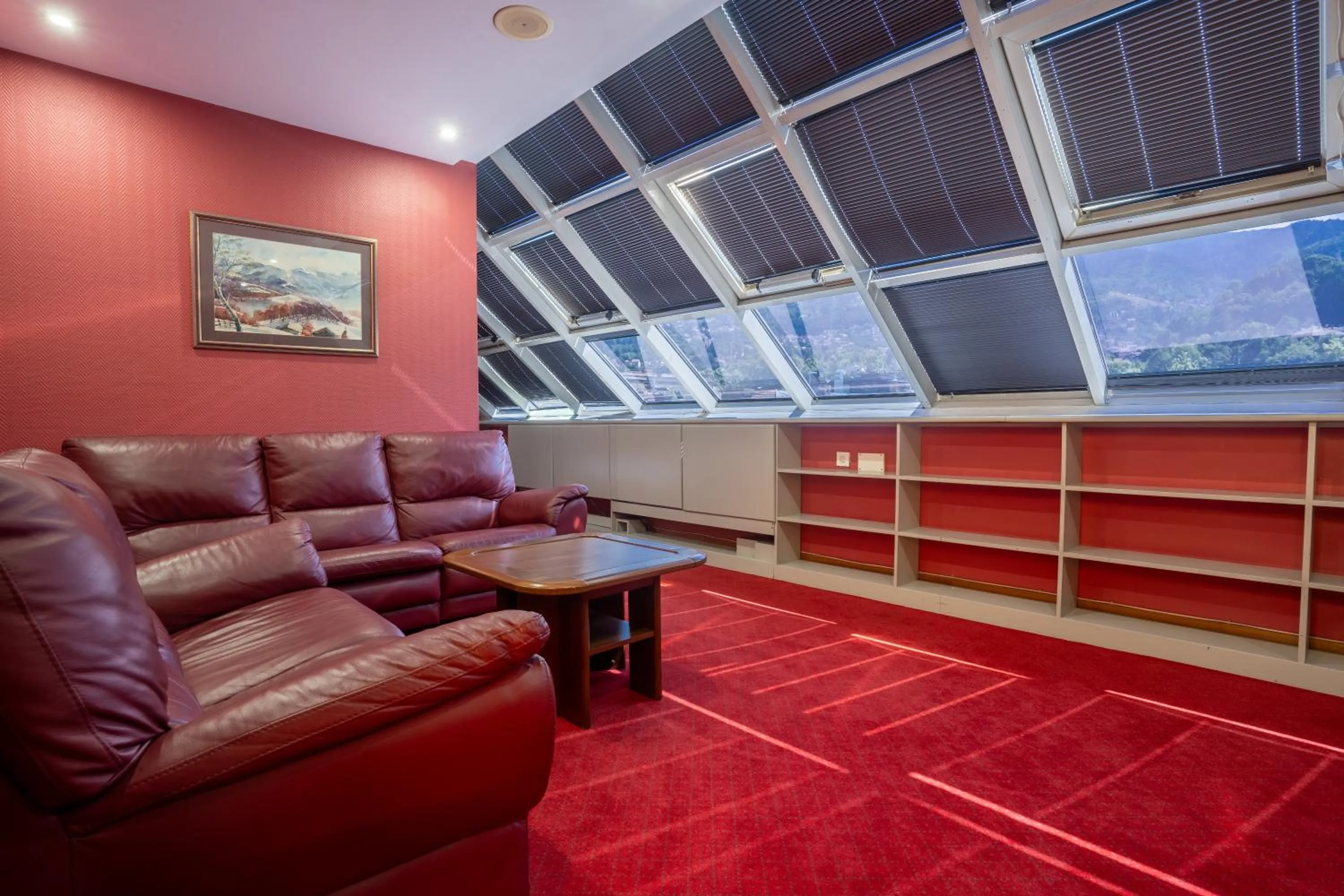 Seating area in Hotel Astra