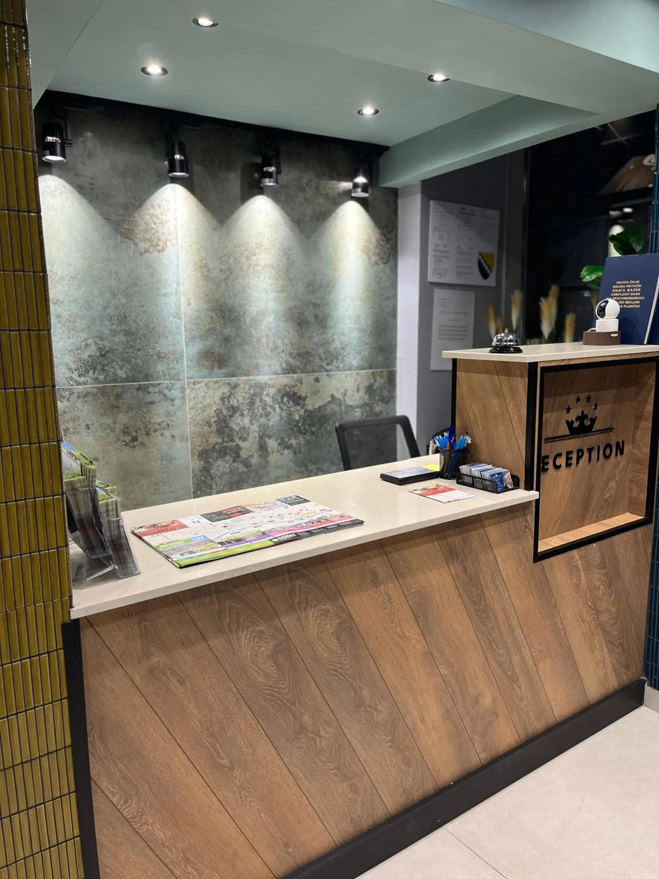 Lobby or reception in Hotel Astra