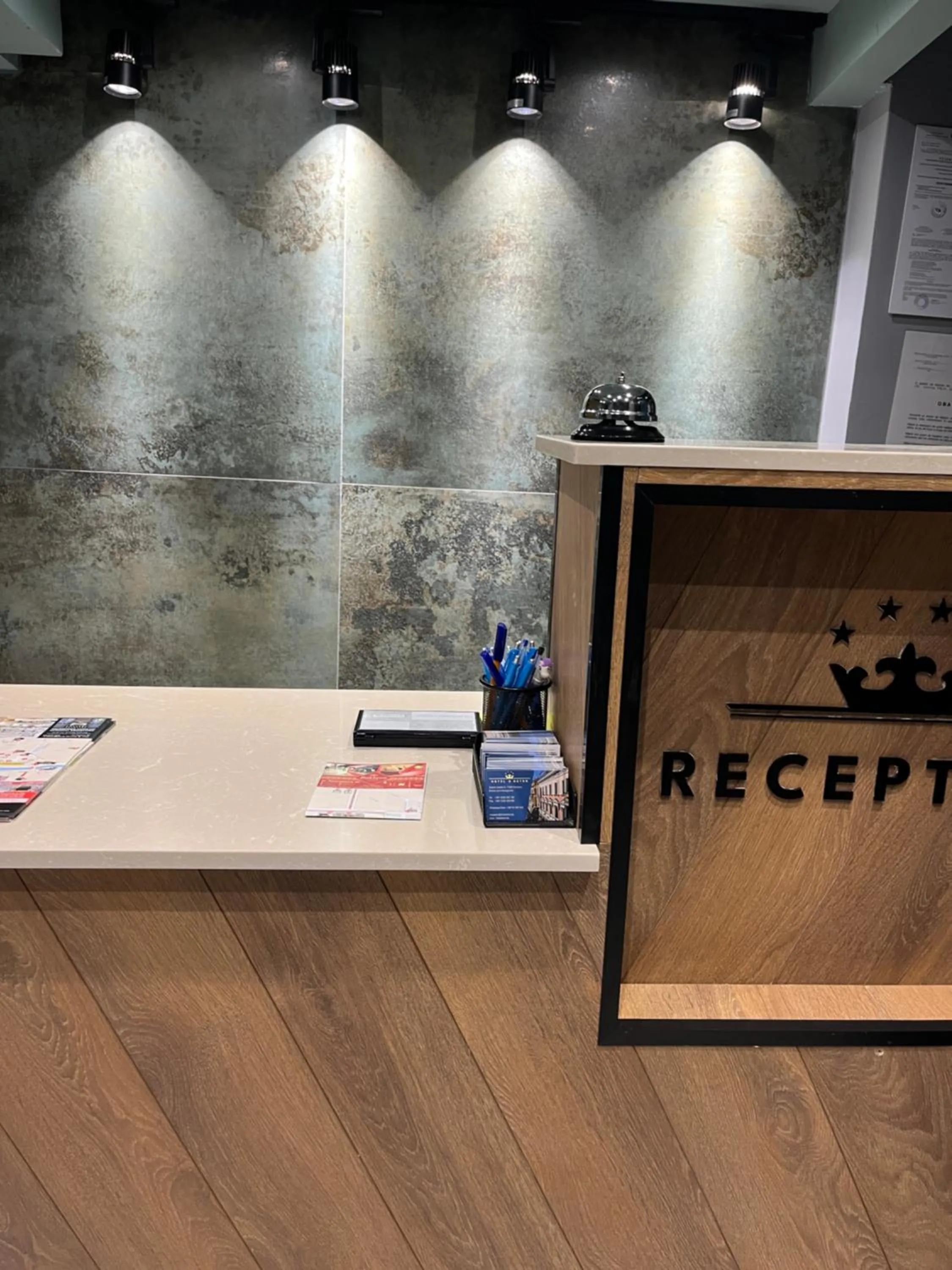 Lobby or reception in Hotel Astra