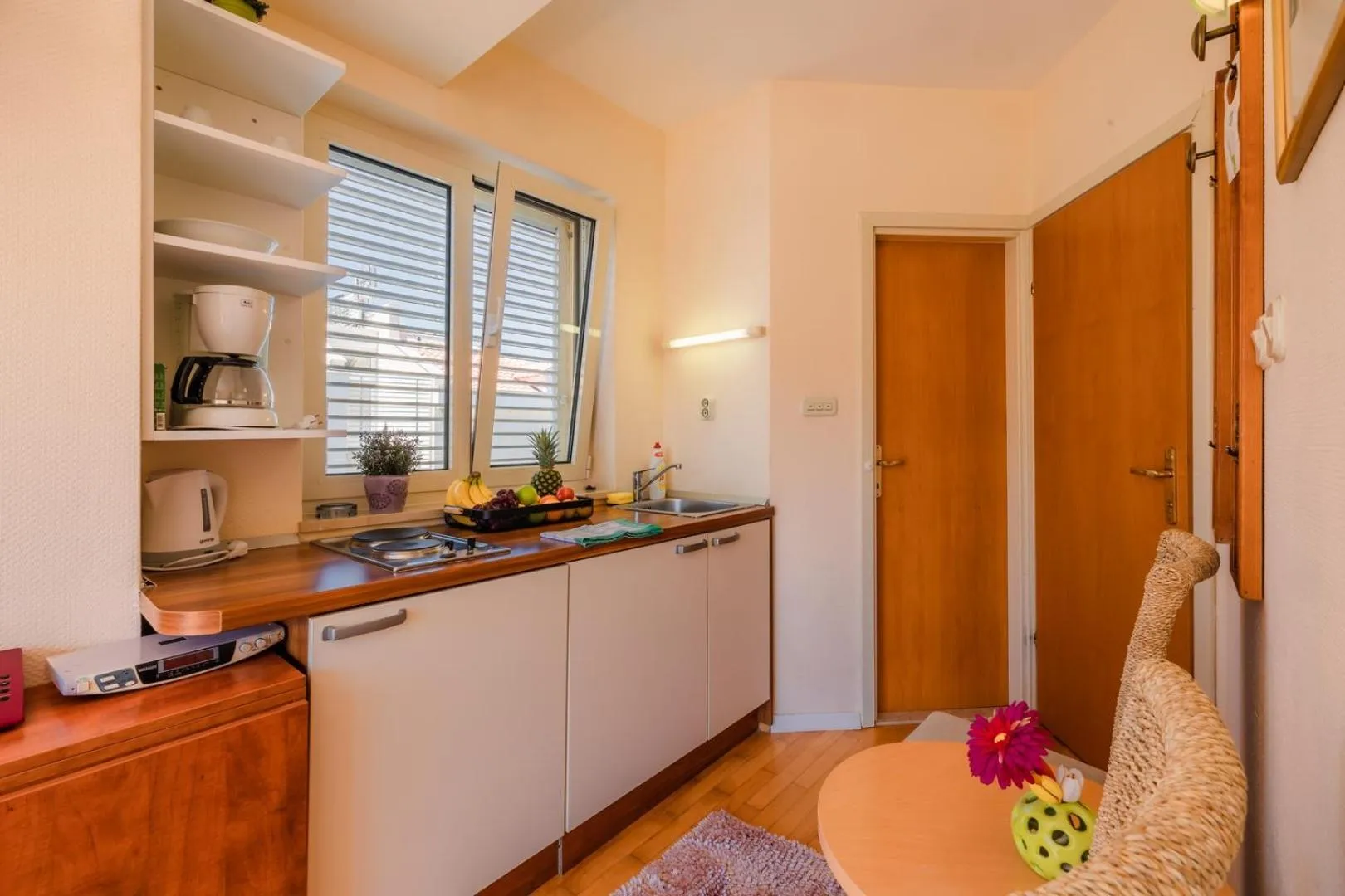 Kitchen or kitchenette in Apartel Park Osejava