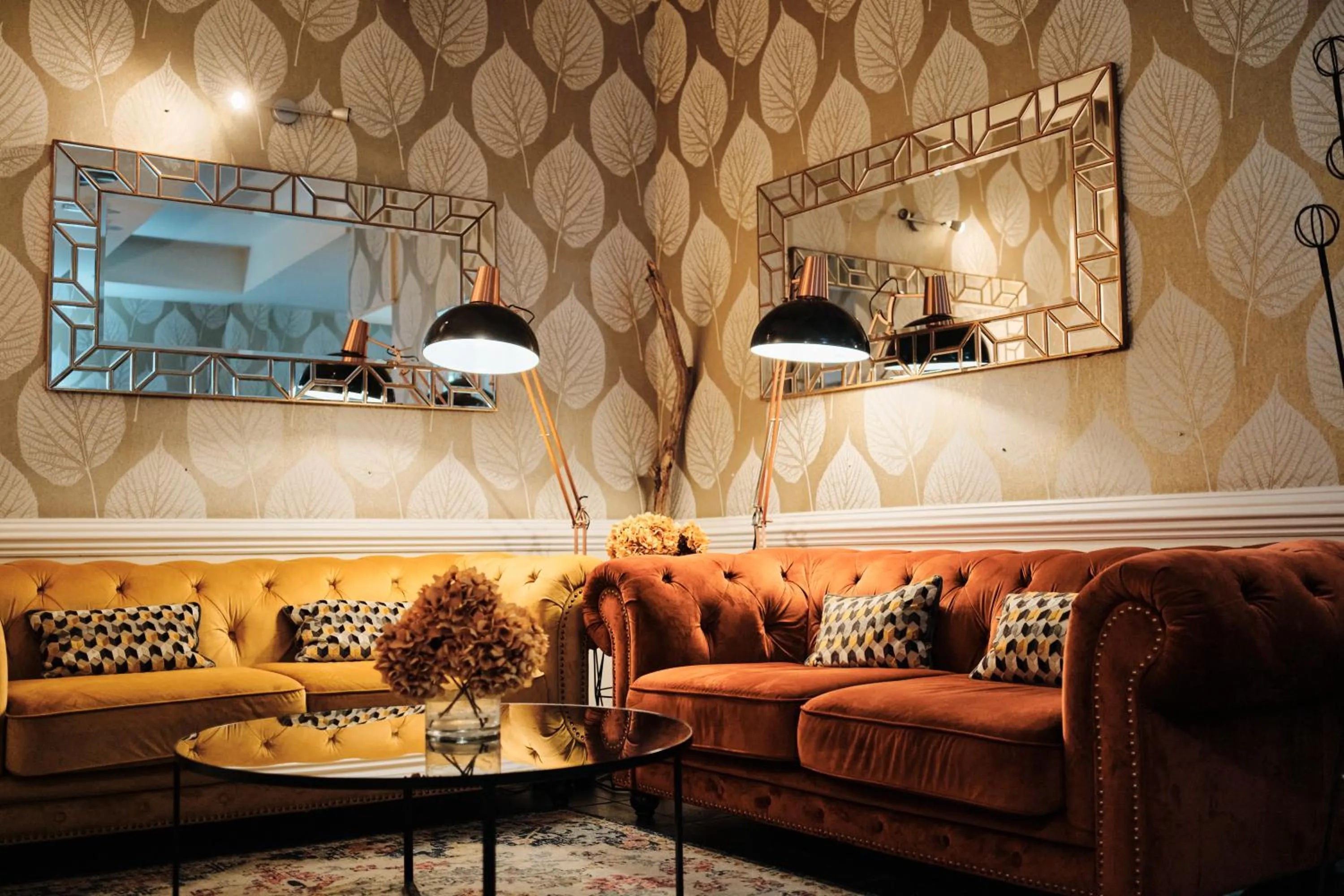 Seating area in Hotel De Normandie